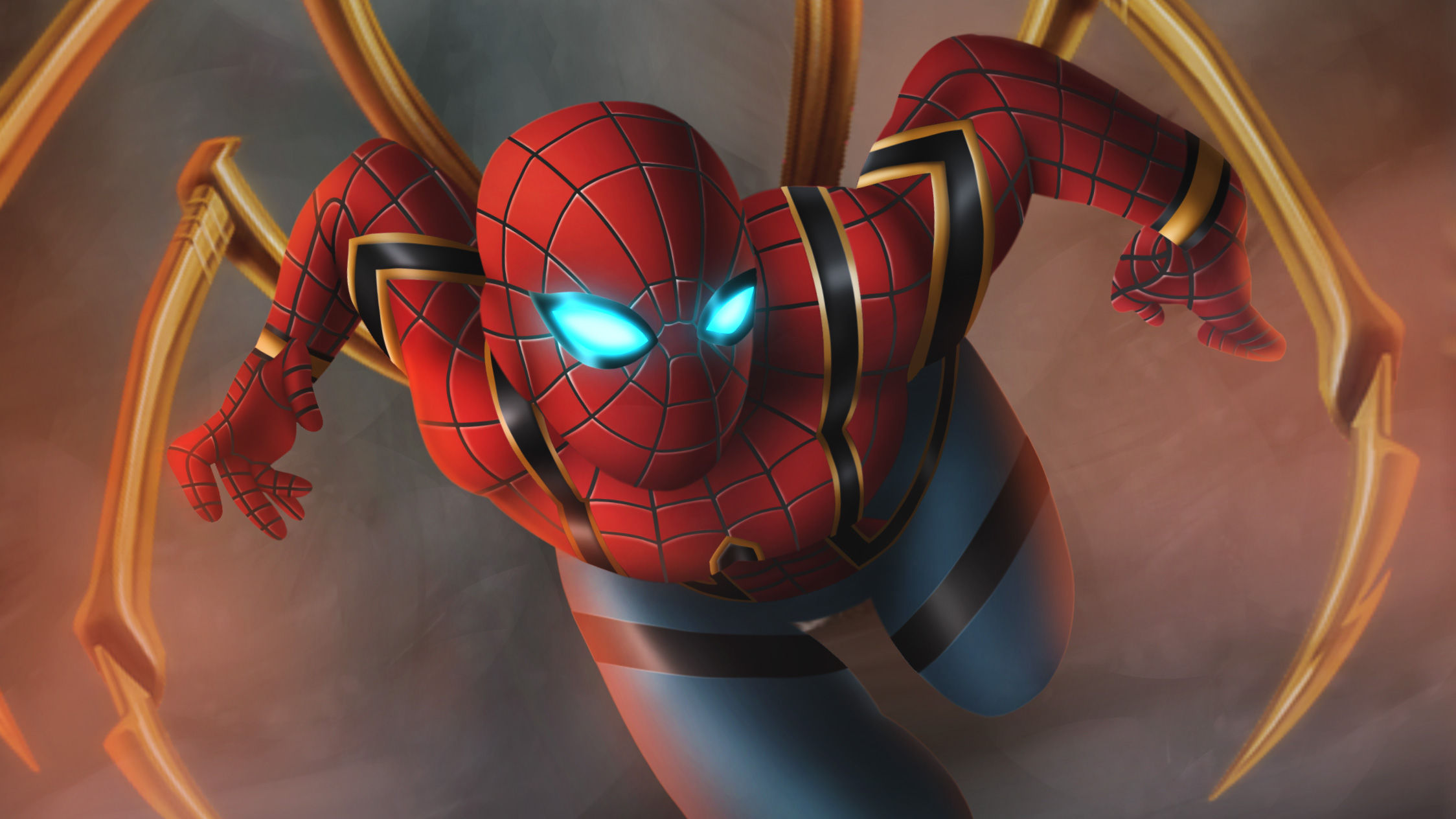 Wallpaper #eEXmlo4B7YBJg1BVj6B837 Spider-Man in His Iron Spider Suit