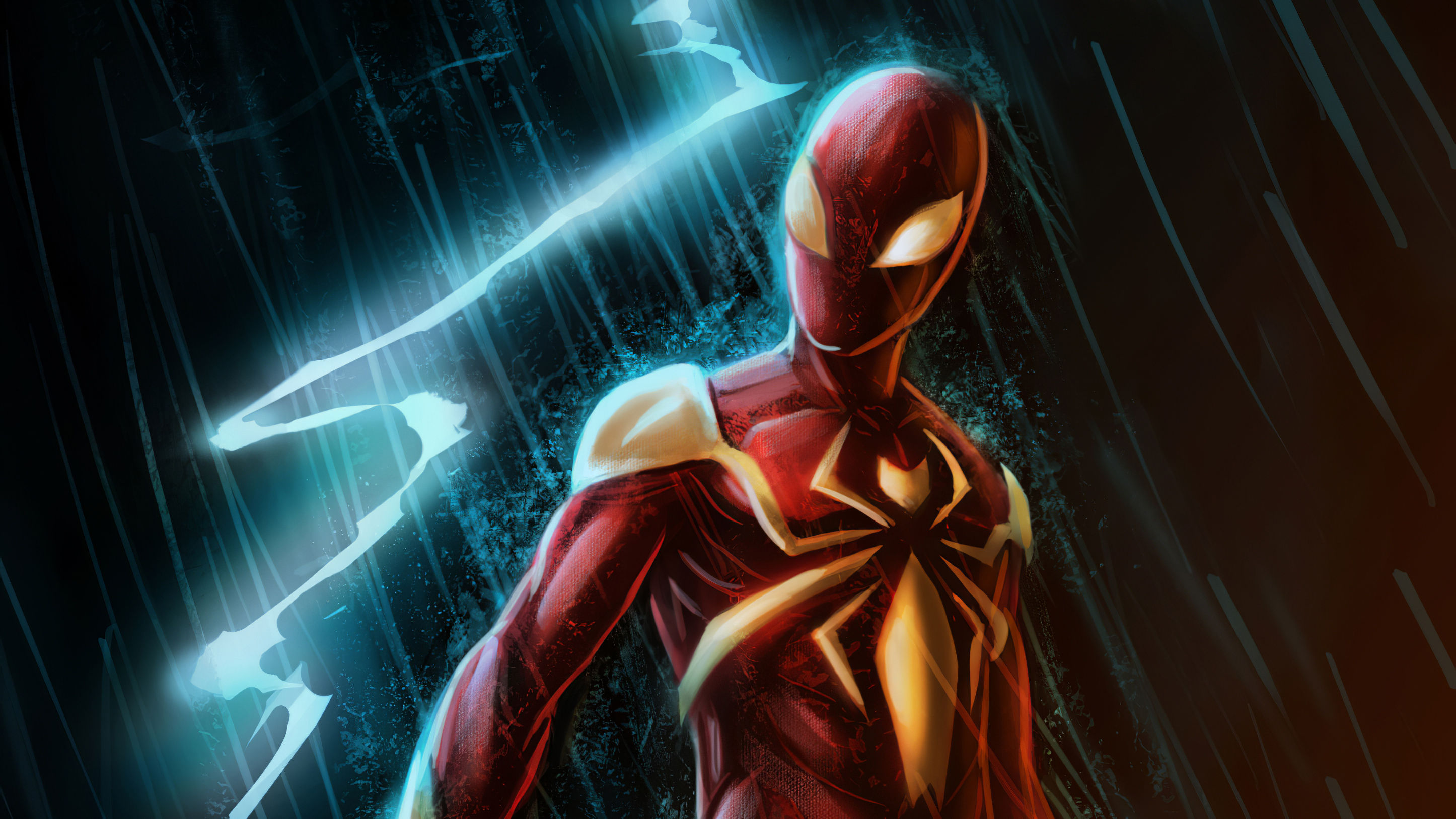 Wallpaper #CQCG644BSdW8dNouMhLy52 1600x900 Red Gold Spiderman Suit Wallpaper1600x900 Resolution HD 4K