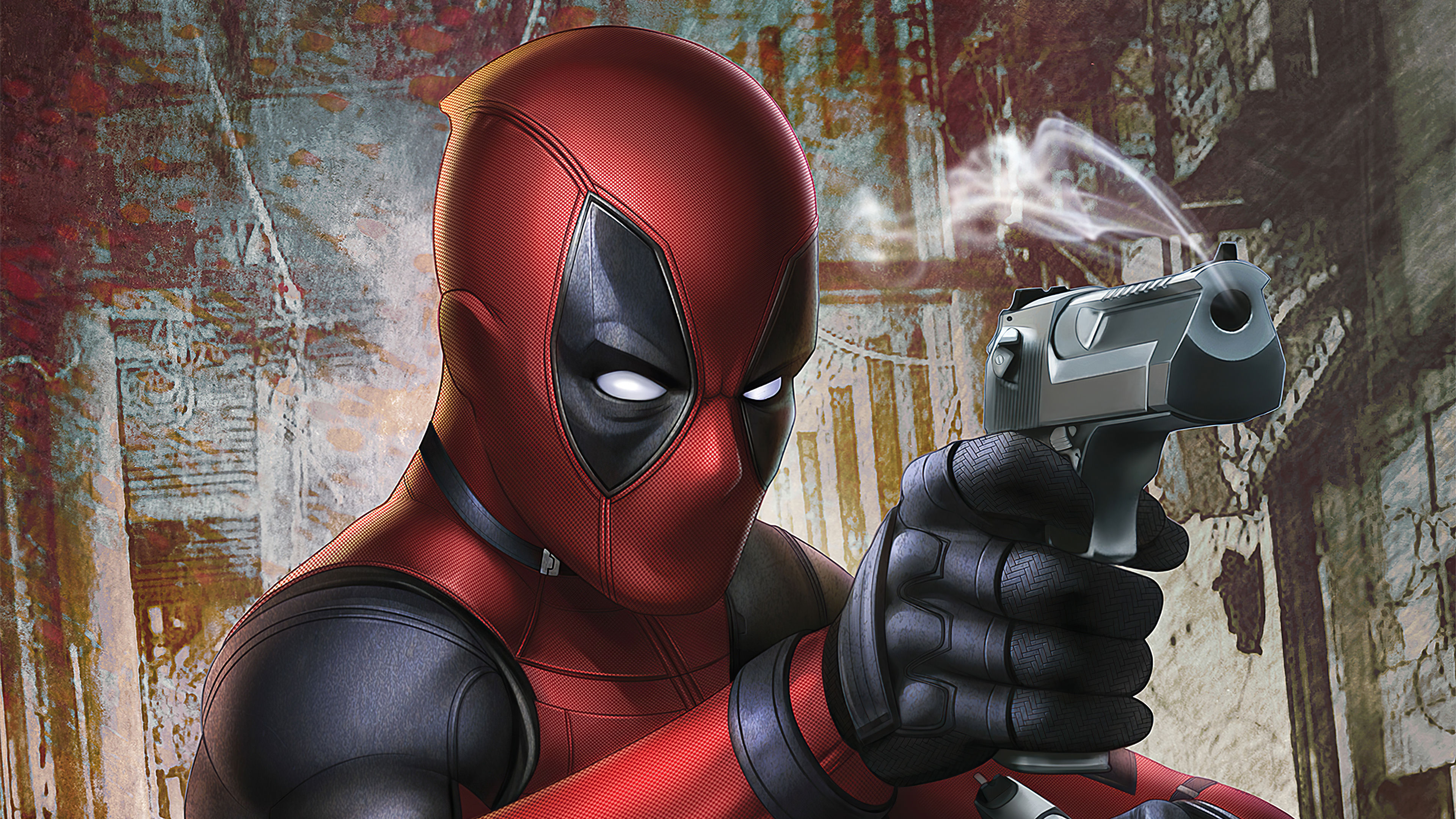 Wallpaper #M7gdTJIBJvJKYCmEwdEf1 Deadpool Gun Artwork 4K Wallpaperhd Superheroes Wallpapers4k