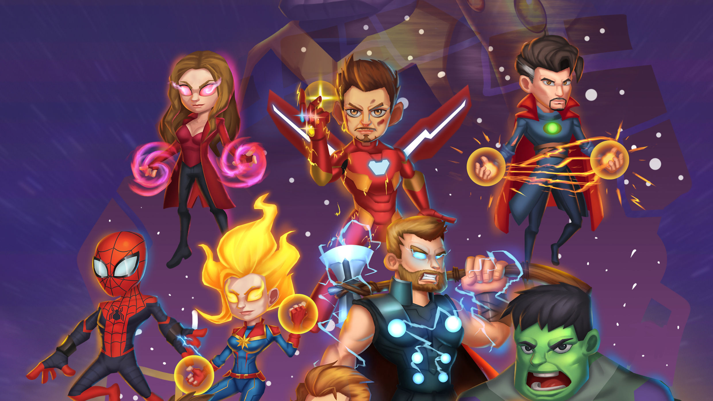 Wallpaper #91cb9 Chibi Avengers Svg Clipart Bundle Cut File for Cricut Instant Download