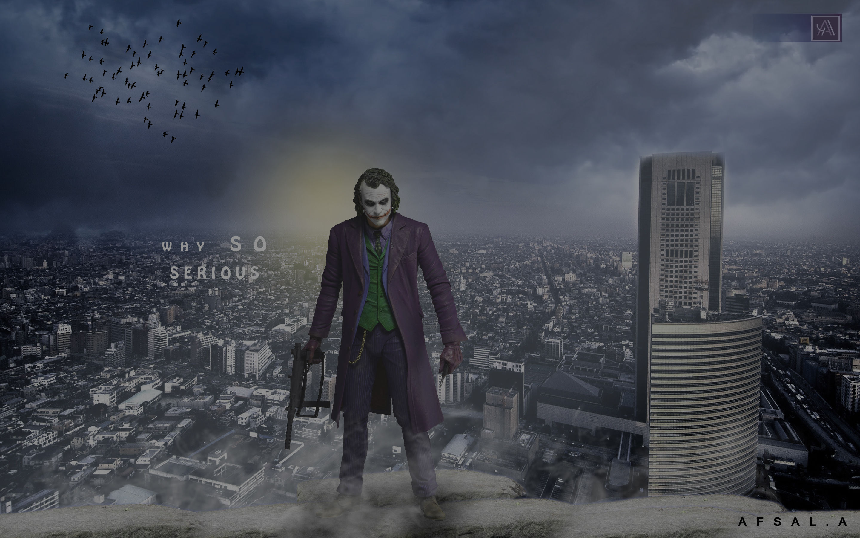 Wallpaper #2zG7NZMB5zzyi_yYB1eg281 Joker in Gotham City Wallpaperhd Superheroes Wallpapers4k Wallpapers