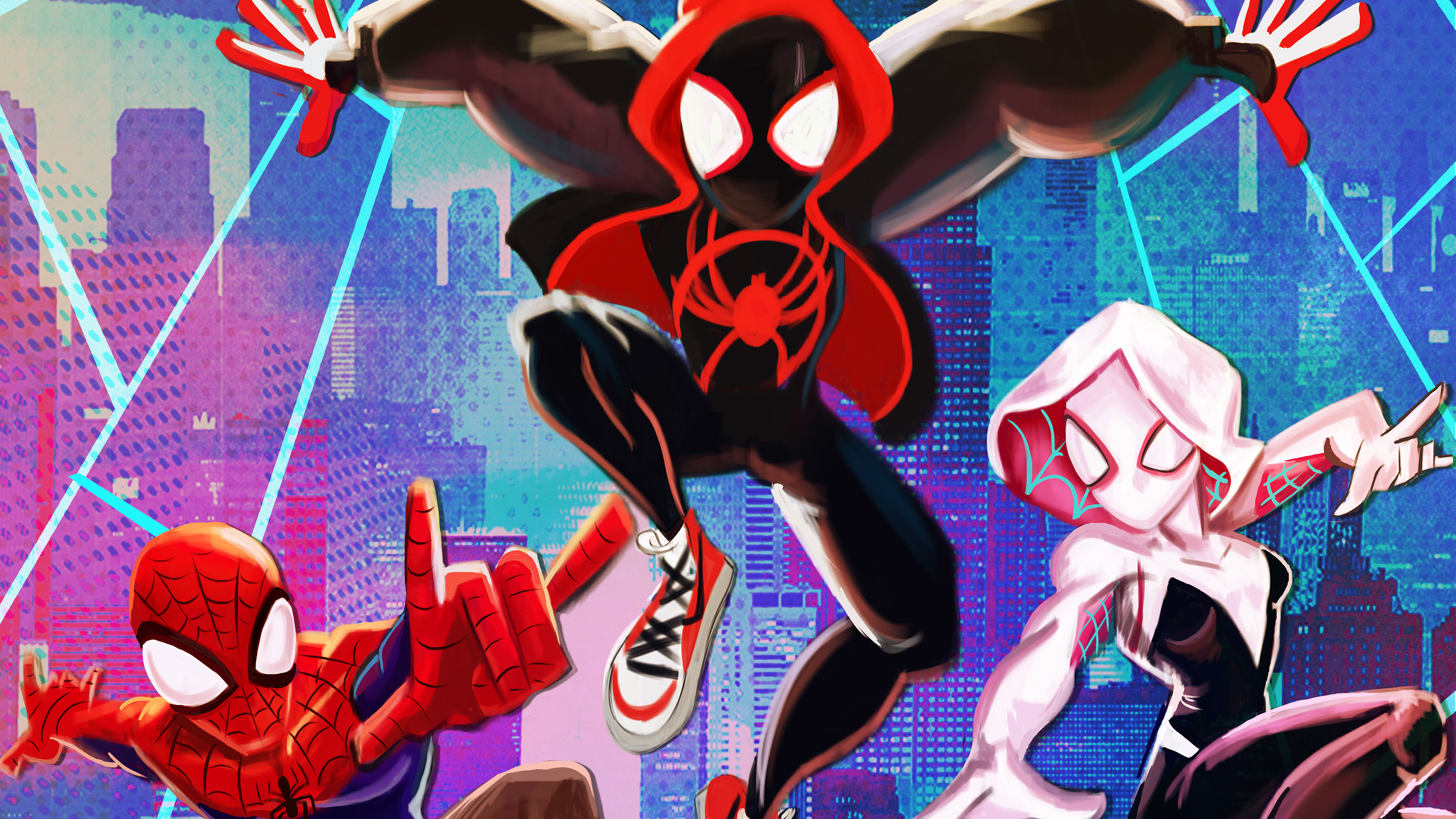 Wallpaper #0Gf365IBSpphPi3-i08e357 Introducir 76 Imagen Spiderman into the Spider Verse Wallpaper Android