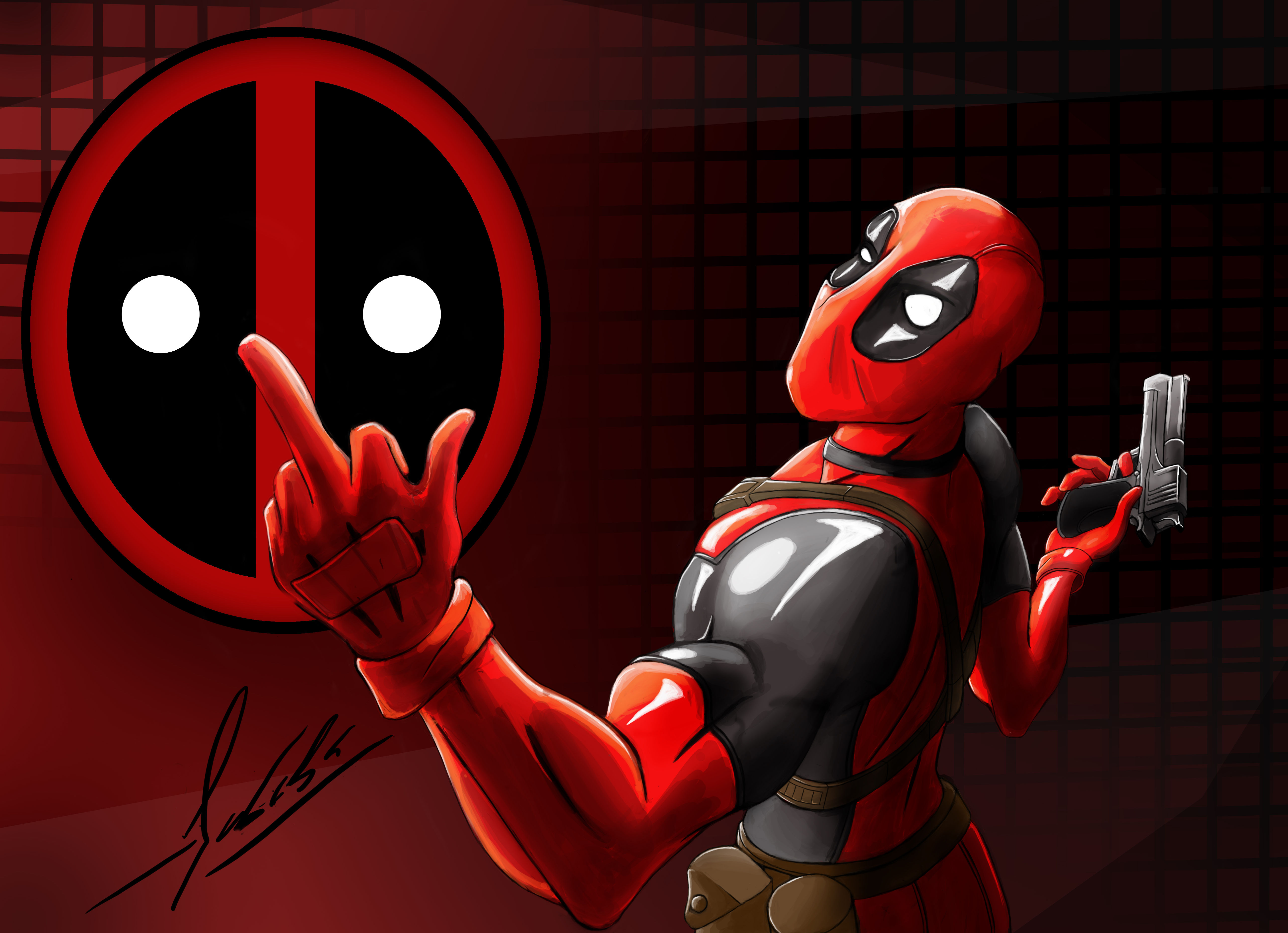 Wallpaper #pmjDFpMBSpphPi3-rQx935 5K Deadpool Art Wallpaperhd Superheroes Wallpapers4k Wallpapers