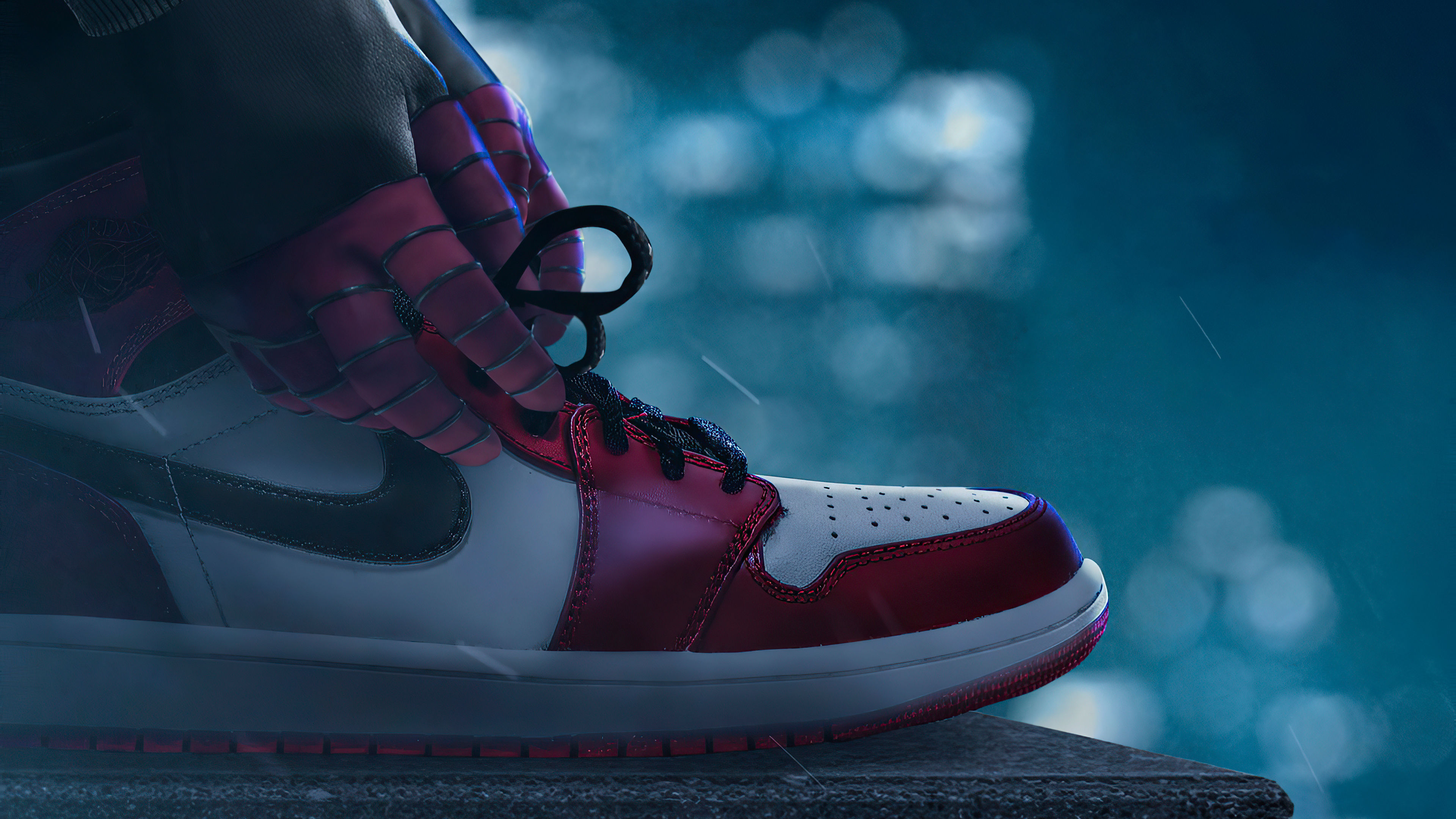 Wallpaper #74D73 Air Jordan 1 Retro High Og Spiderman Level Up