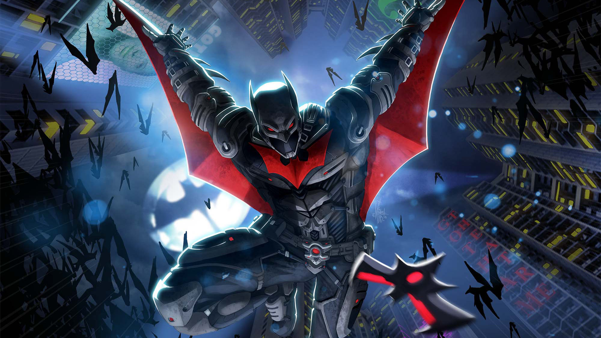 Wallpaper #2v_TaJMB3lSXT3zUxeQH125 Batman Beyond Art Wallpaper