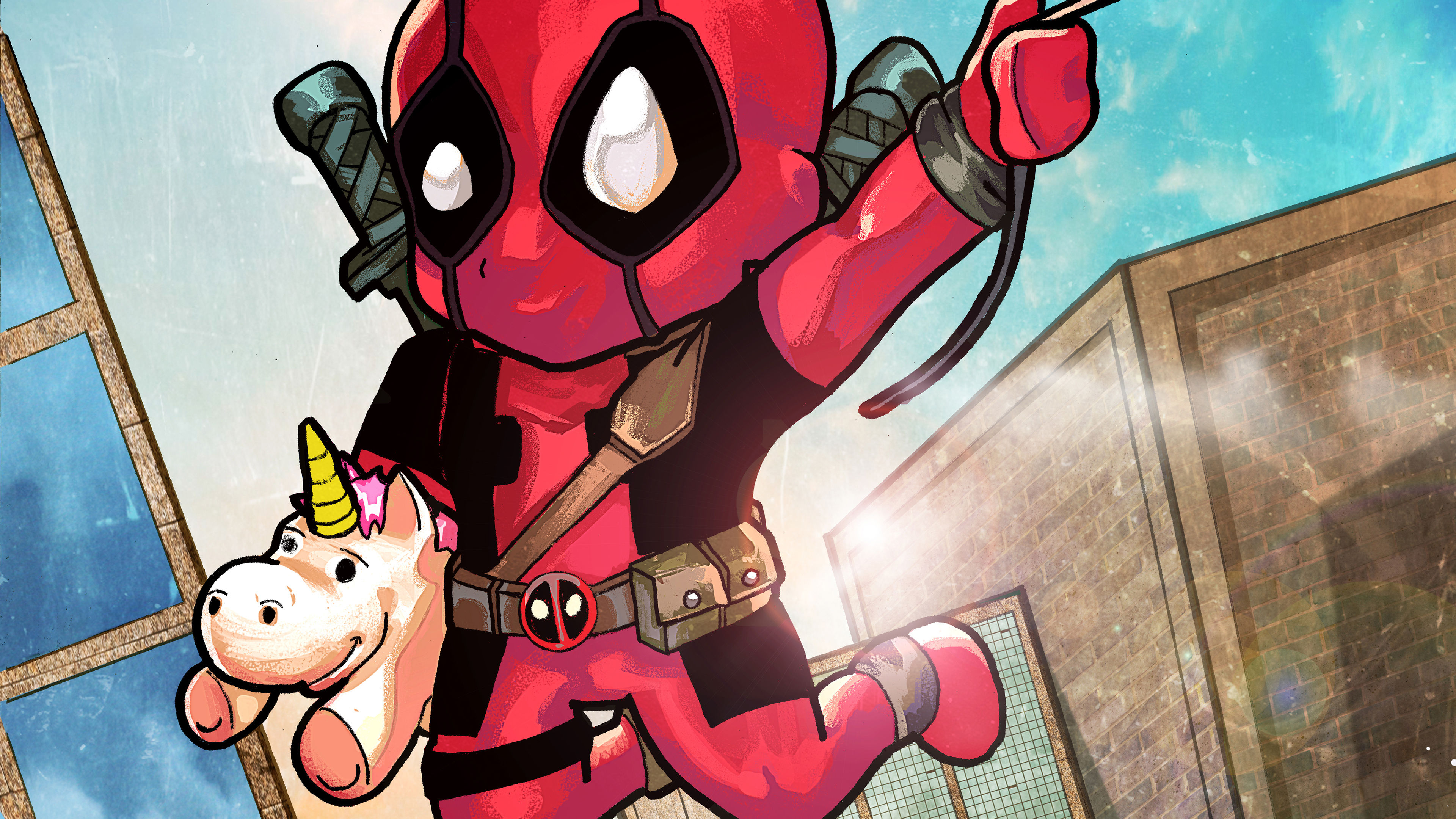 Wallpaper #NBlDDo8BtGB6xQ78o1kJ6 Chibi Deadpool 4K Wallpaperhd Superheroes Wallpapers4k Wallpapers