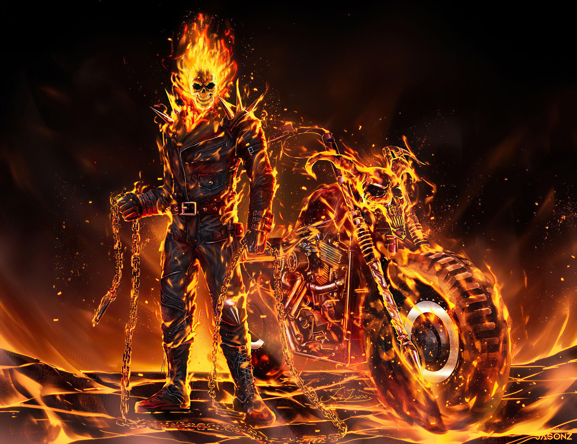 Wallpaper #8694a Cool Ghost Rider Wallpapers Top Free Cool Ghost Rider Backgrounds