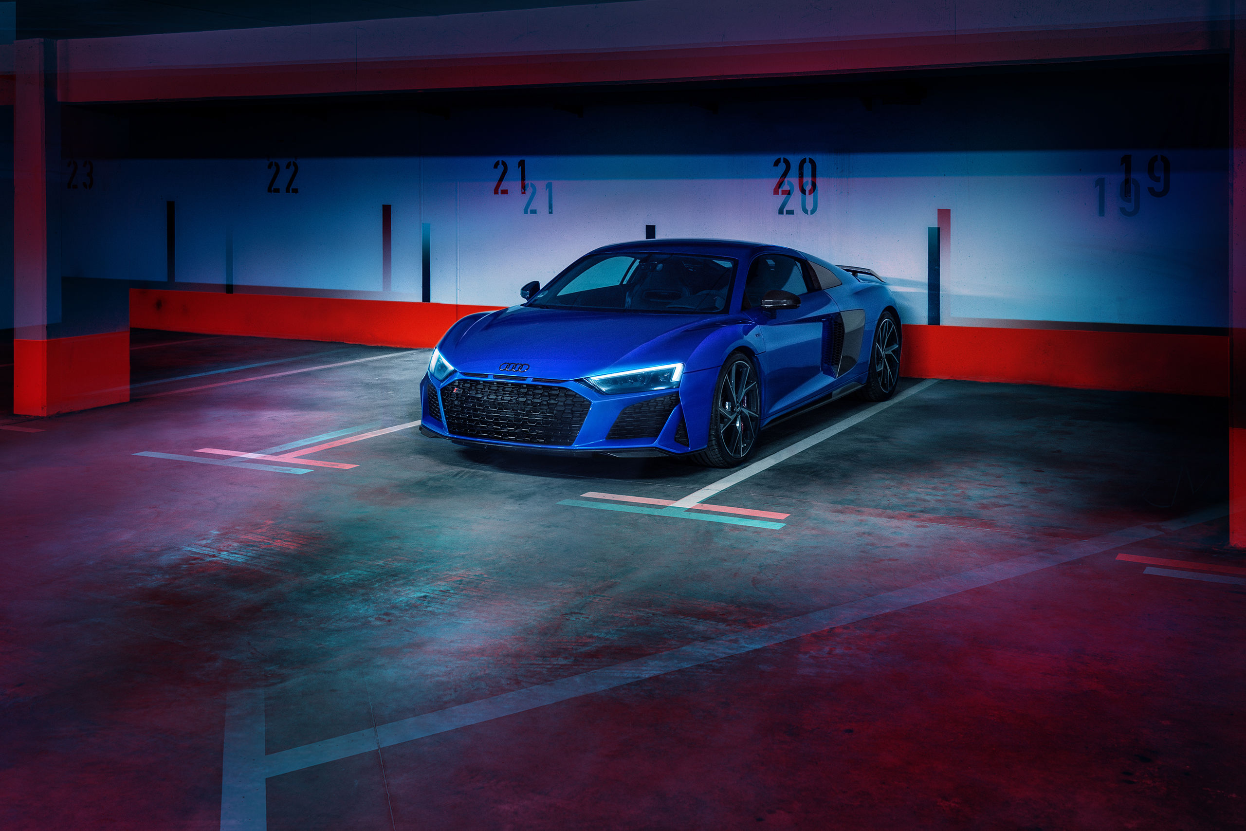 Wallpaper #JX3x844Bnwiau_P64w6152 Blue Audi R8 2020 Wallpaperhd Cars Wallpapers4k Wallpapersimages