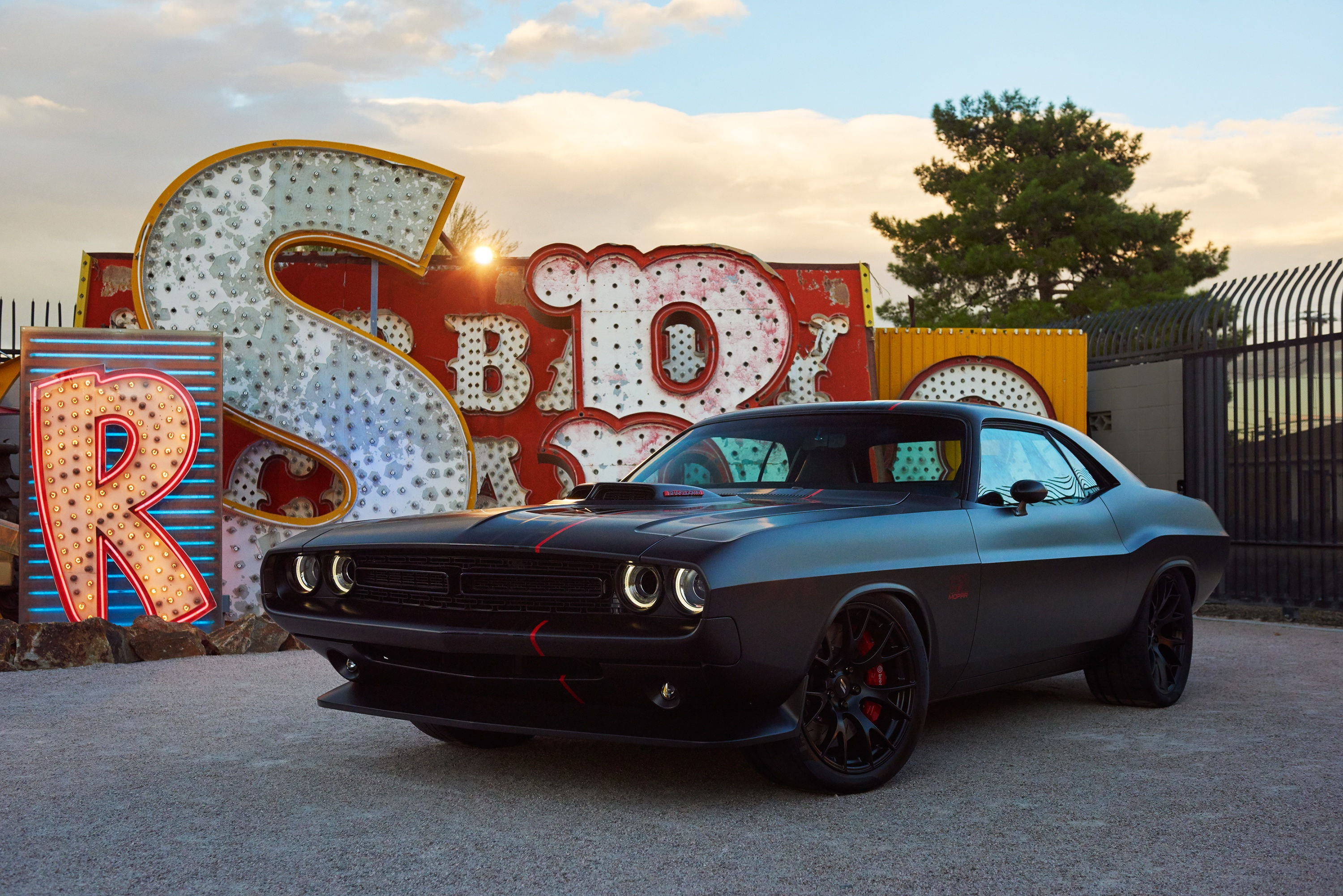 Wallpaper #84950 2018 Dodge Challenger Srt Demon Black Satin Hood Only 594 Miles Bone