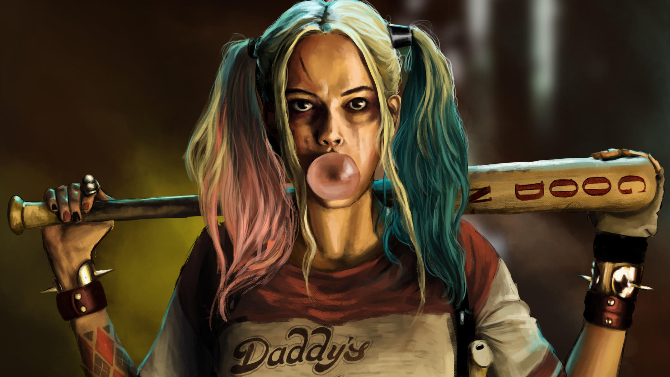 Wallpaper #YWcr-5IBSpphPi3-CZPD271 Harley Quinn Artwork New Wallpaperhd Superheroes Wallpapers4k