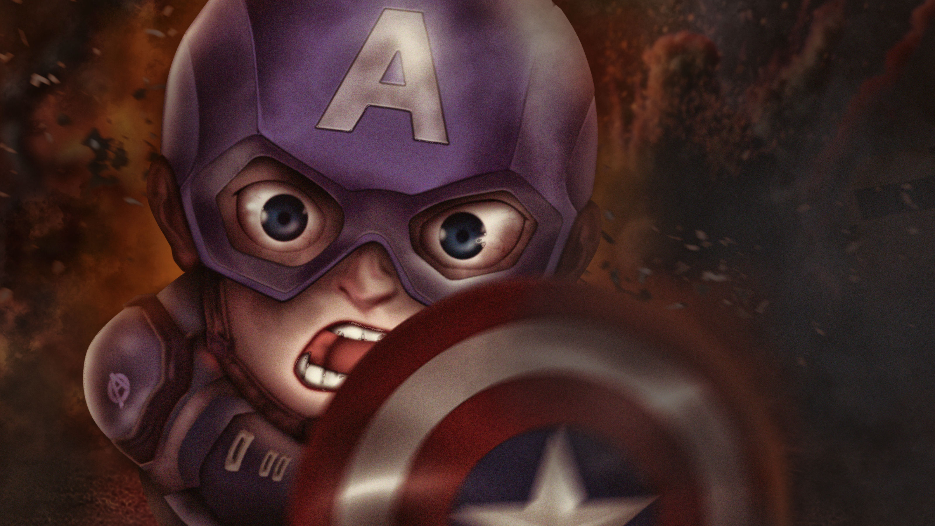Wallpaper #Un0z844Bnwiau_P6ZQx720 Chibi Captain America Wallpaperhd Superheroes Wallpapers4k Wallpapers