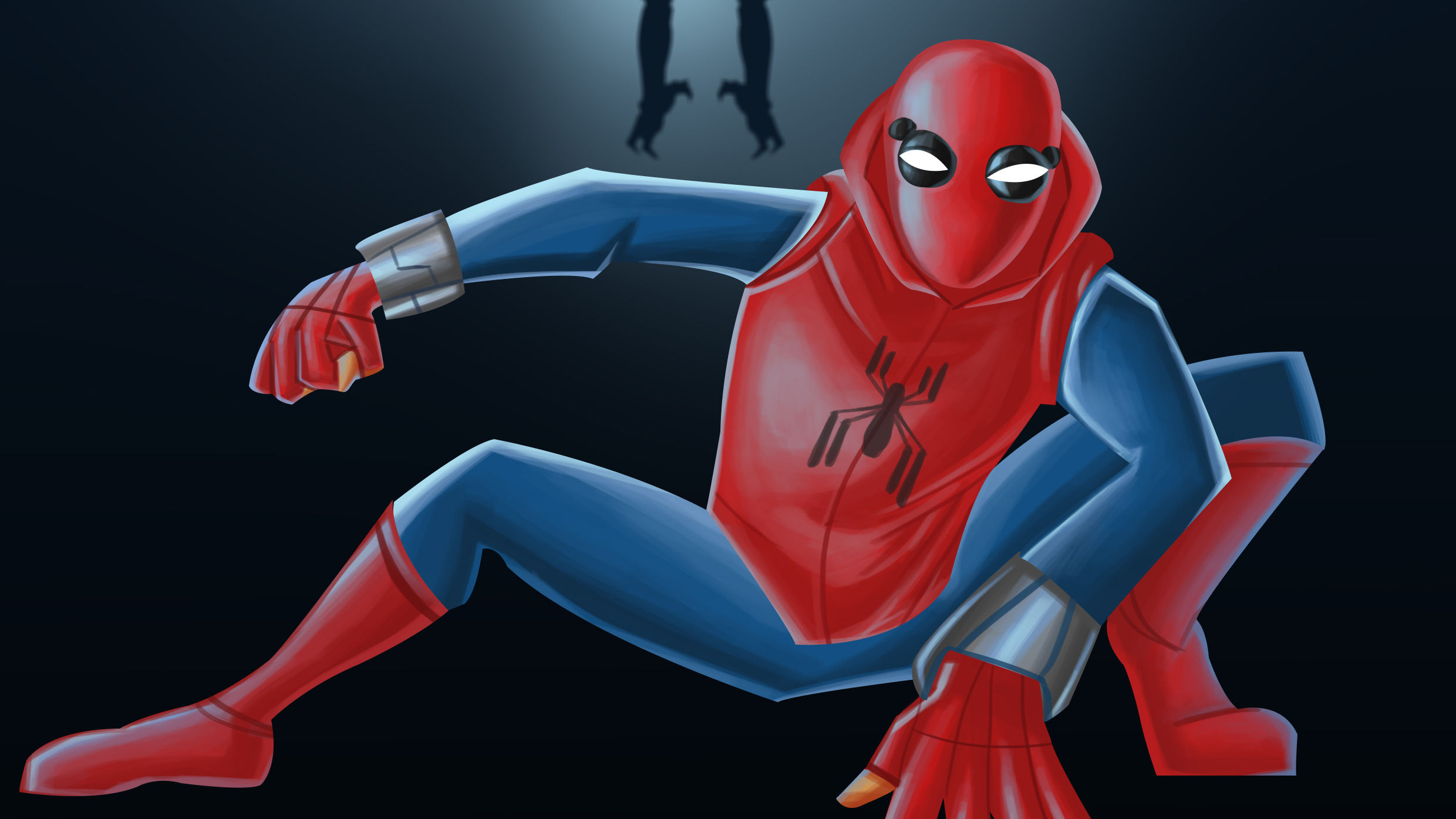 Wallpaper #kAC-644BSdW8dNouJhK42 Cool Spiderman Art Wallpaperhd Superheroes Wallpapers4k Wallpapers