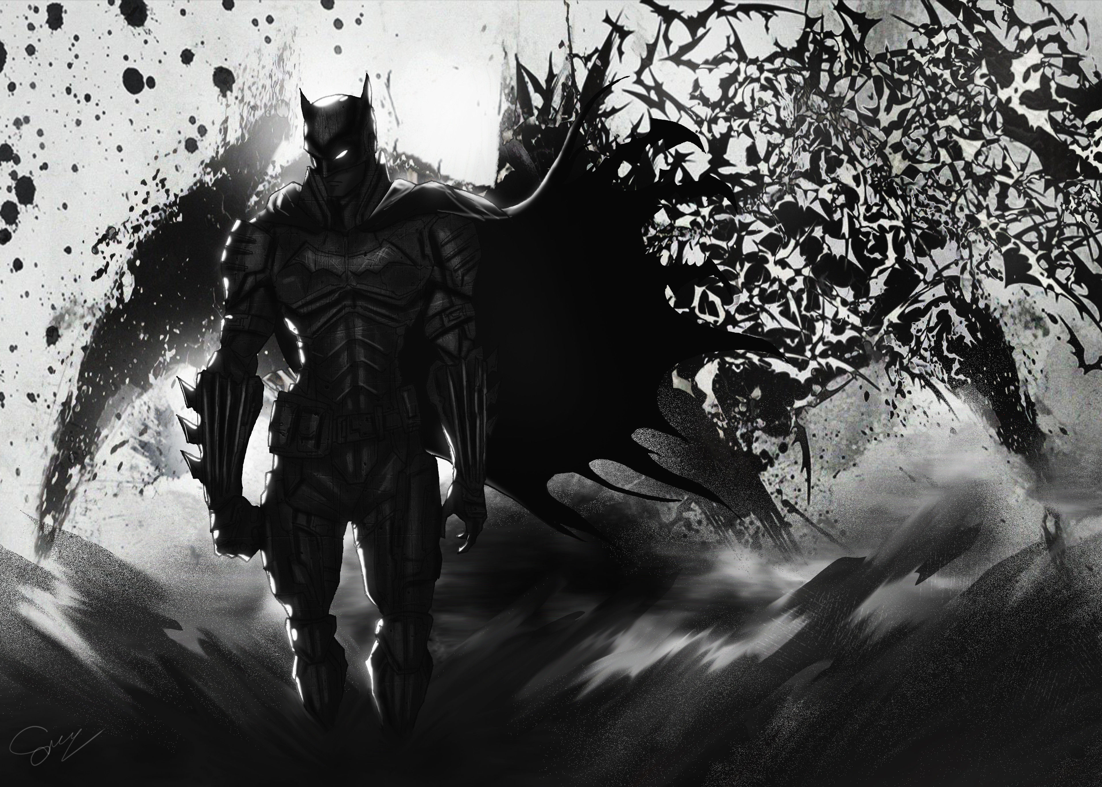 Wallpaper #45a63 Batman AI Artwork