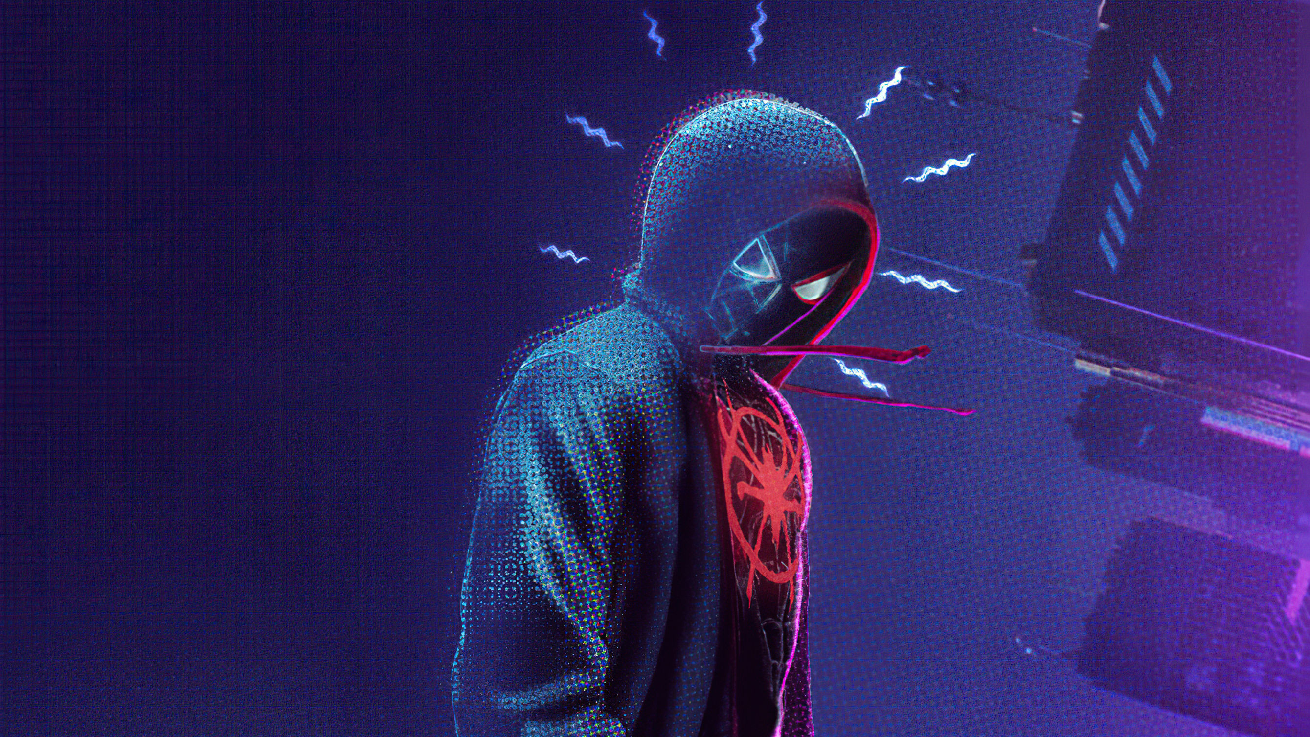 Wallpaper #IrjN15IBJvJKYCmEW-XZ33 Miles Morales Side Profile