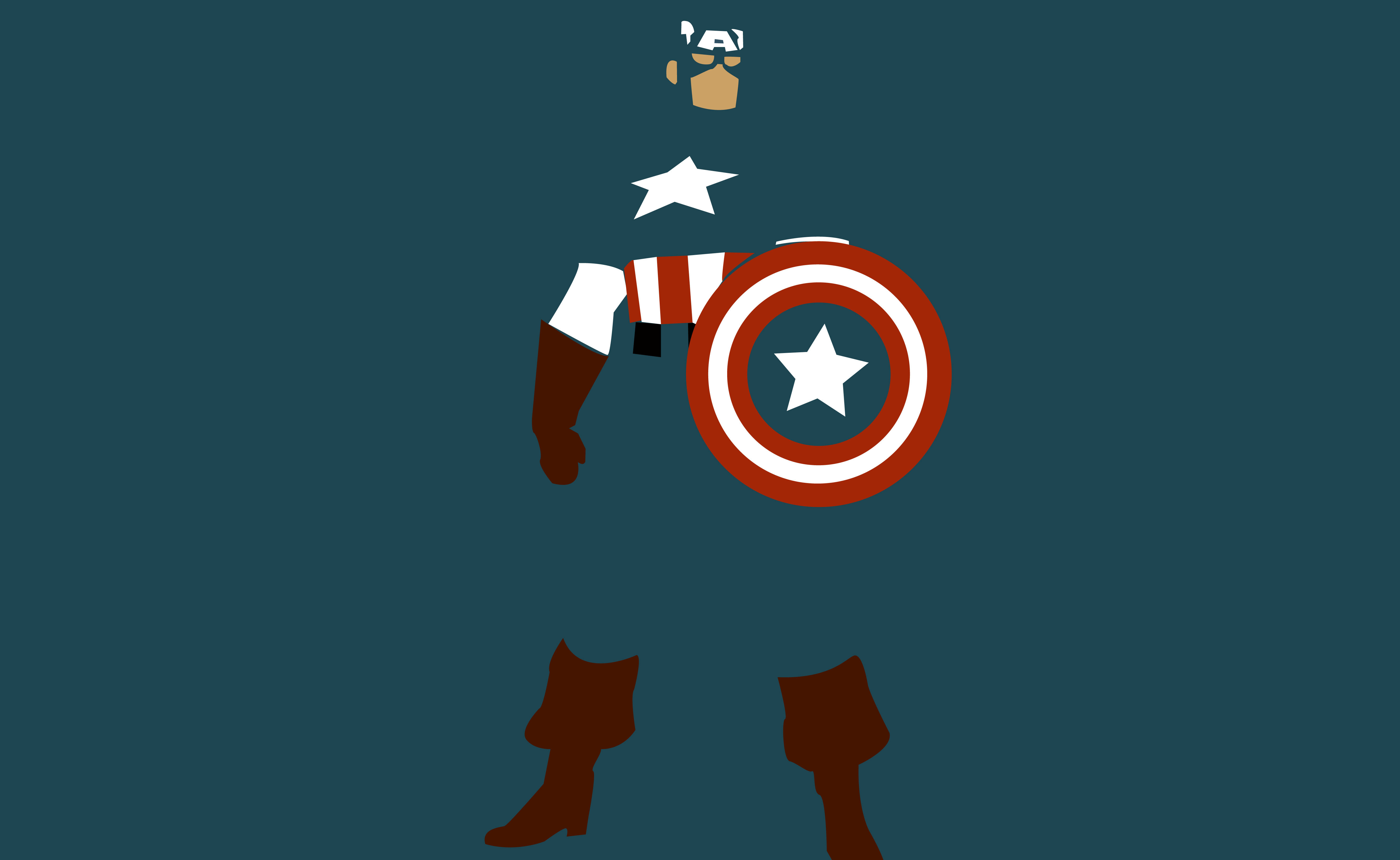 Wallpaper #LXQJxo4B_8f4nGFaGnEF1 Captain America Minimalism HD Superheroes 4K Wallpapers Images