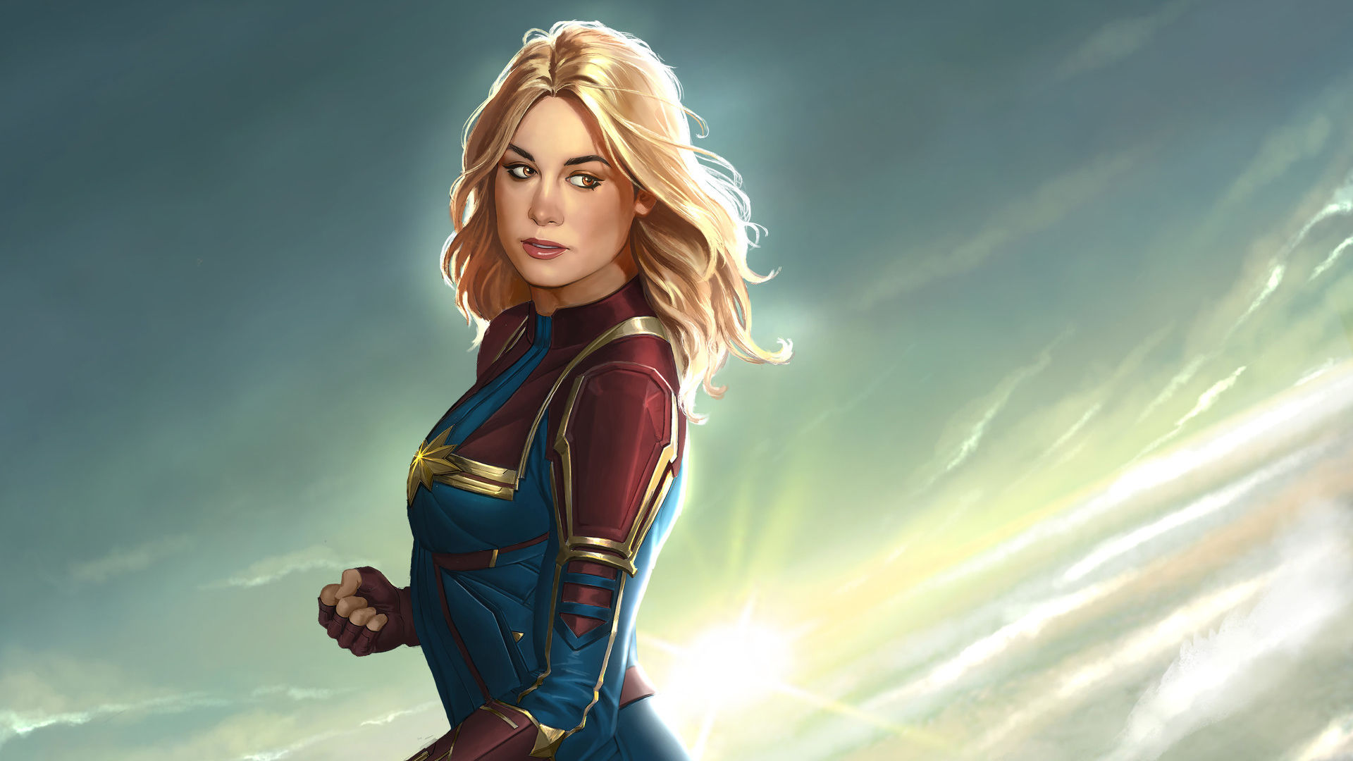 Wallpaper #m0XnpI4B7YBJg1BVxaUq34 Captain Marvel New Artworks HD Superheroes 4K Wallpapers Images