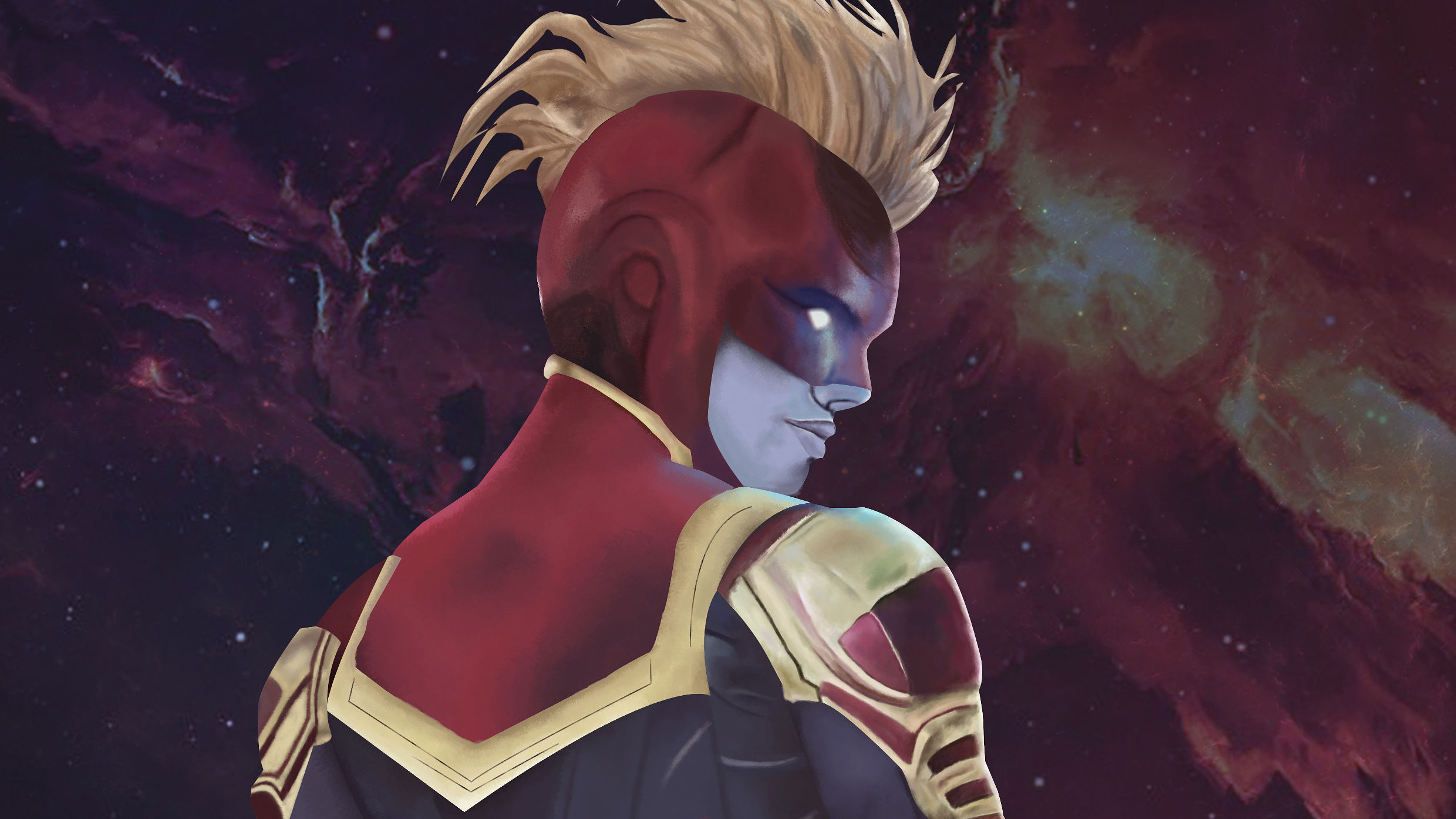 Wallpaper #cmjzE5MBSpphPi3-IQJQ312 Captain Marvel Digital Artwork New Wallpaperhd Superheroes Wallpapers