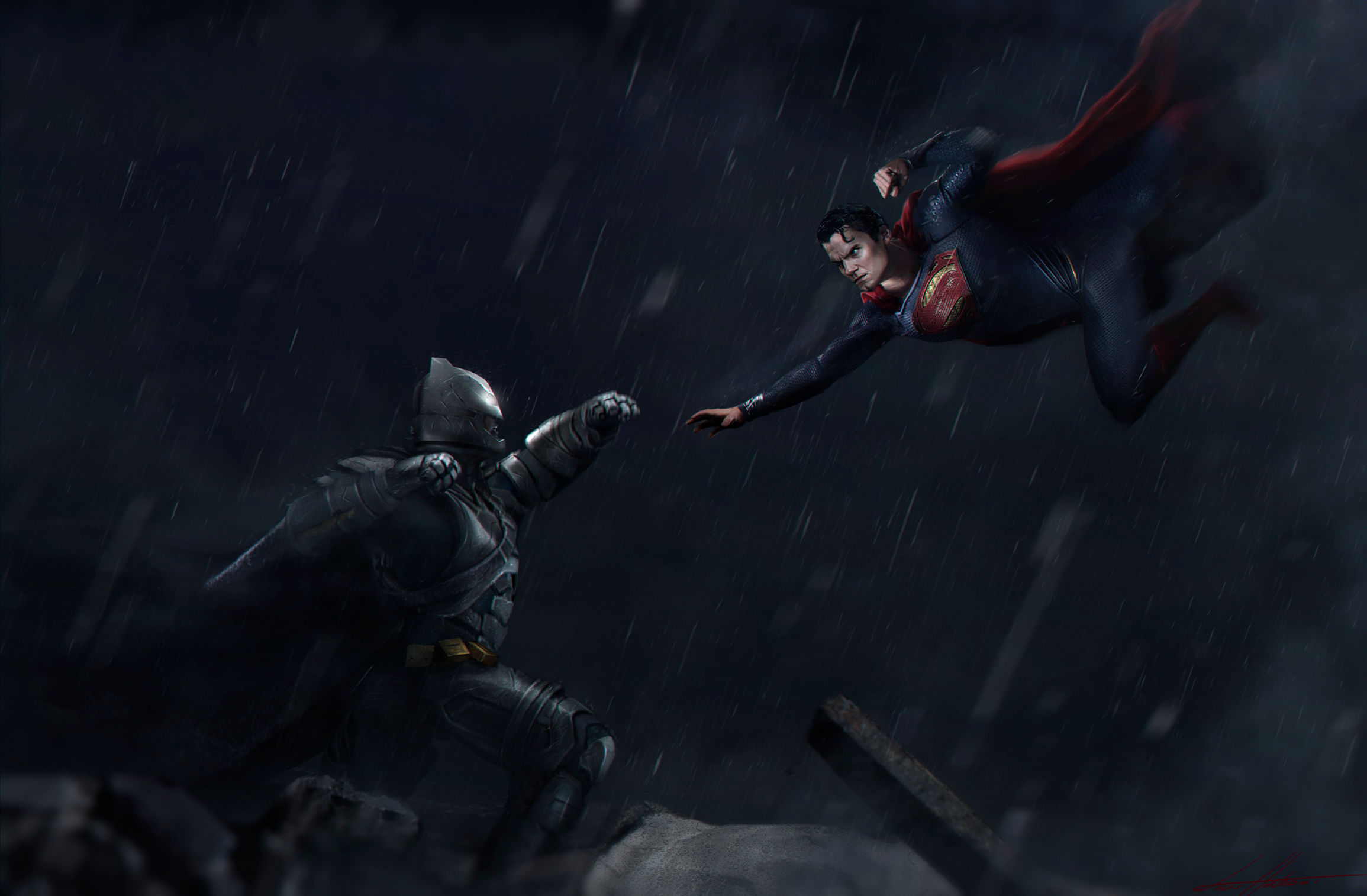 Wallpaper #ogBl644BSdW8dNouCxHA46 Batman and Superman Fight Wallpaperhd Superheroes Wallpapers4k