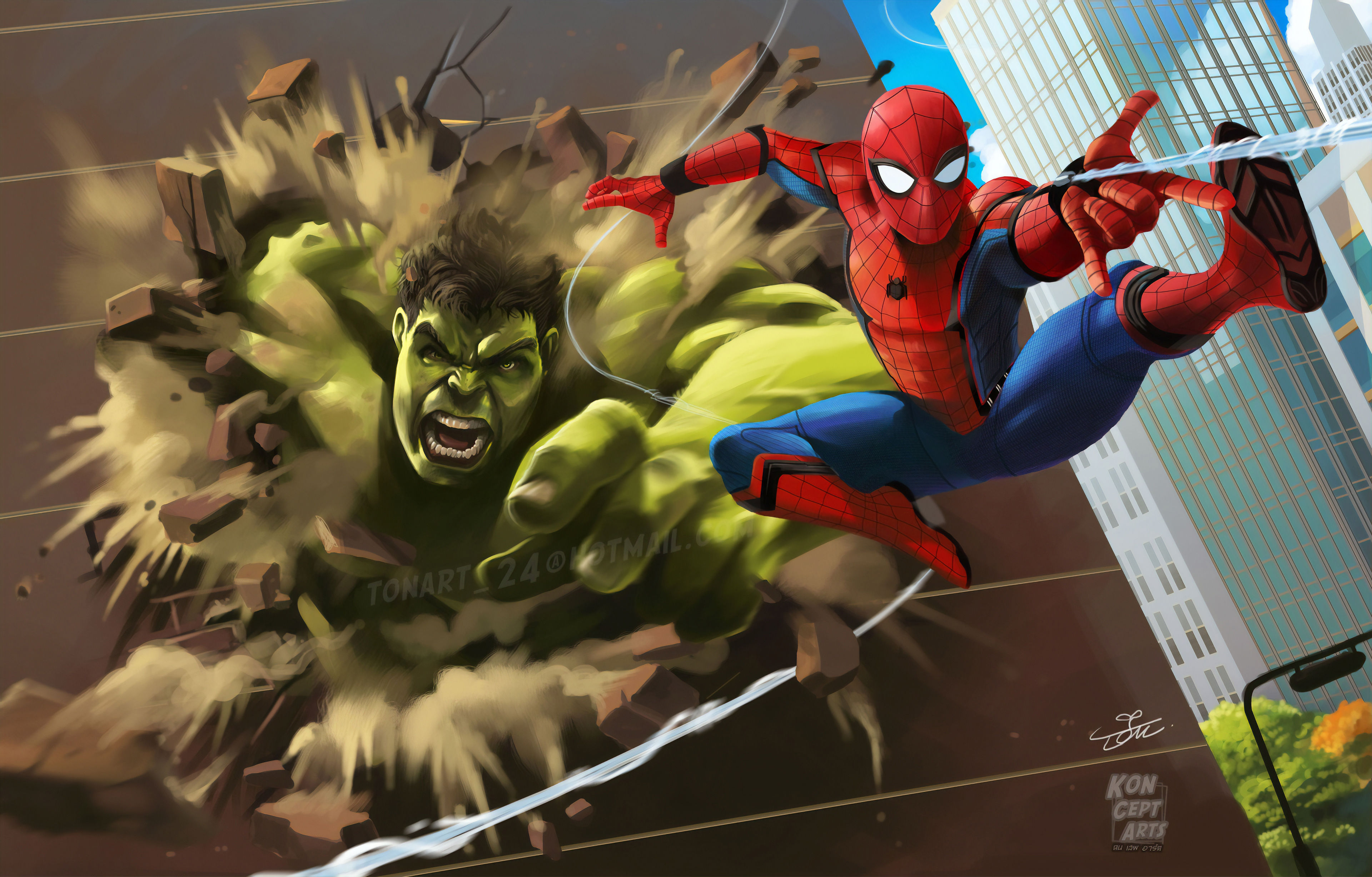 Wallpaper #TwDW6o4BSdW8dNouJhCz2 Hulk vs Spiderman 4K Wallpaperhd Superheroes Wallpapers4k Wallpapers