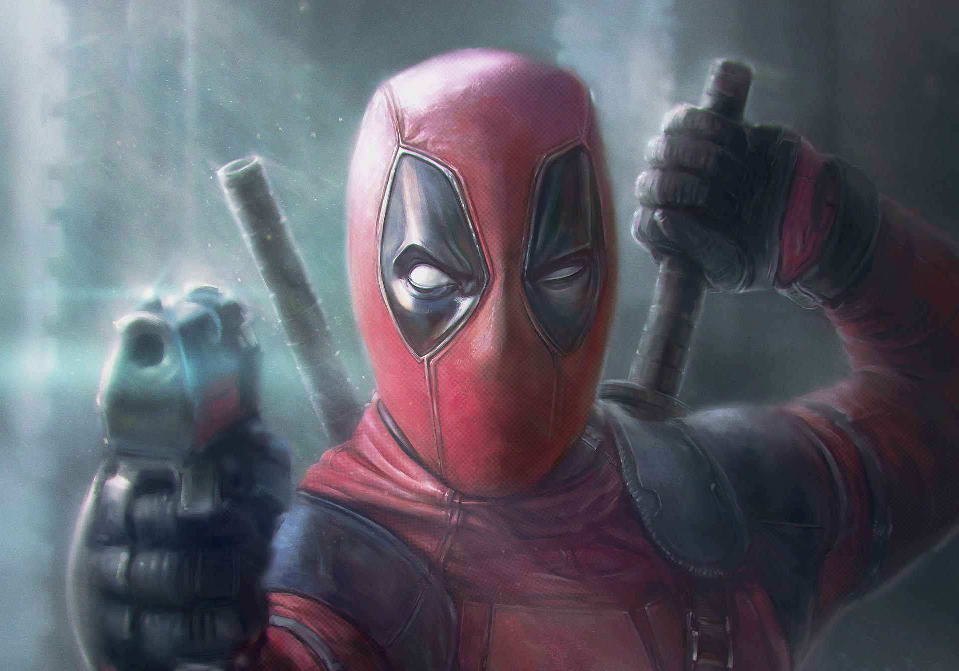 Wallpaper #M7gdTJIBJvJKYCmEwdEf8 Deadpool Pointing Gun Artwork Wallpaperhd Superheroes Wallpapers4k