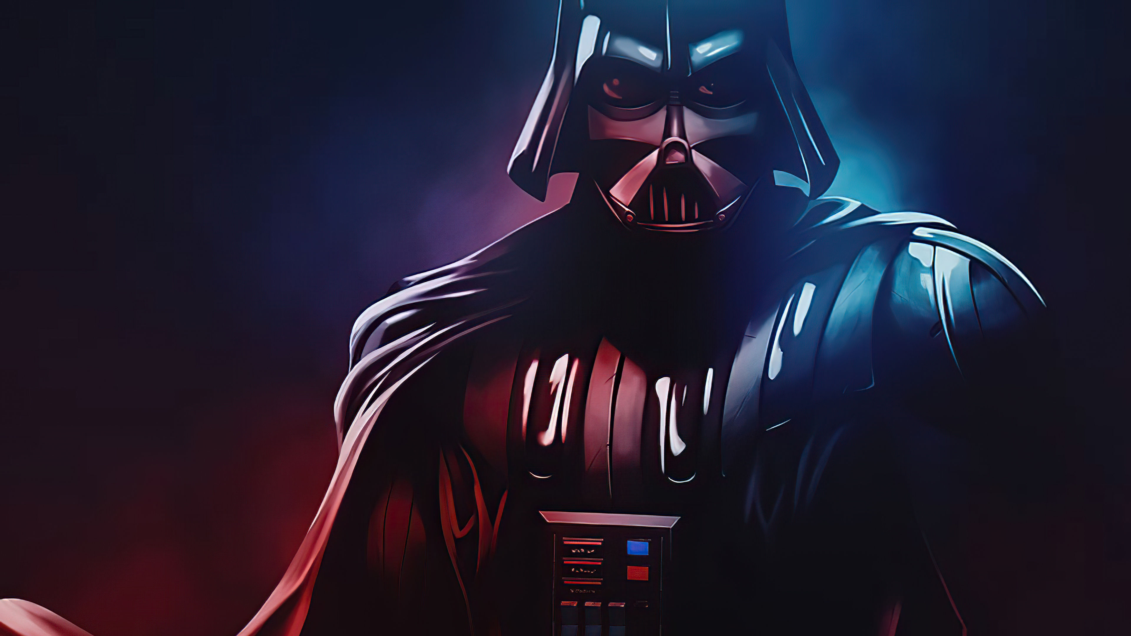 Wallpaper #428C2 Darth Vader, the Iconic Villain from Star Wars, Depicted in a Stunning Digital Art