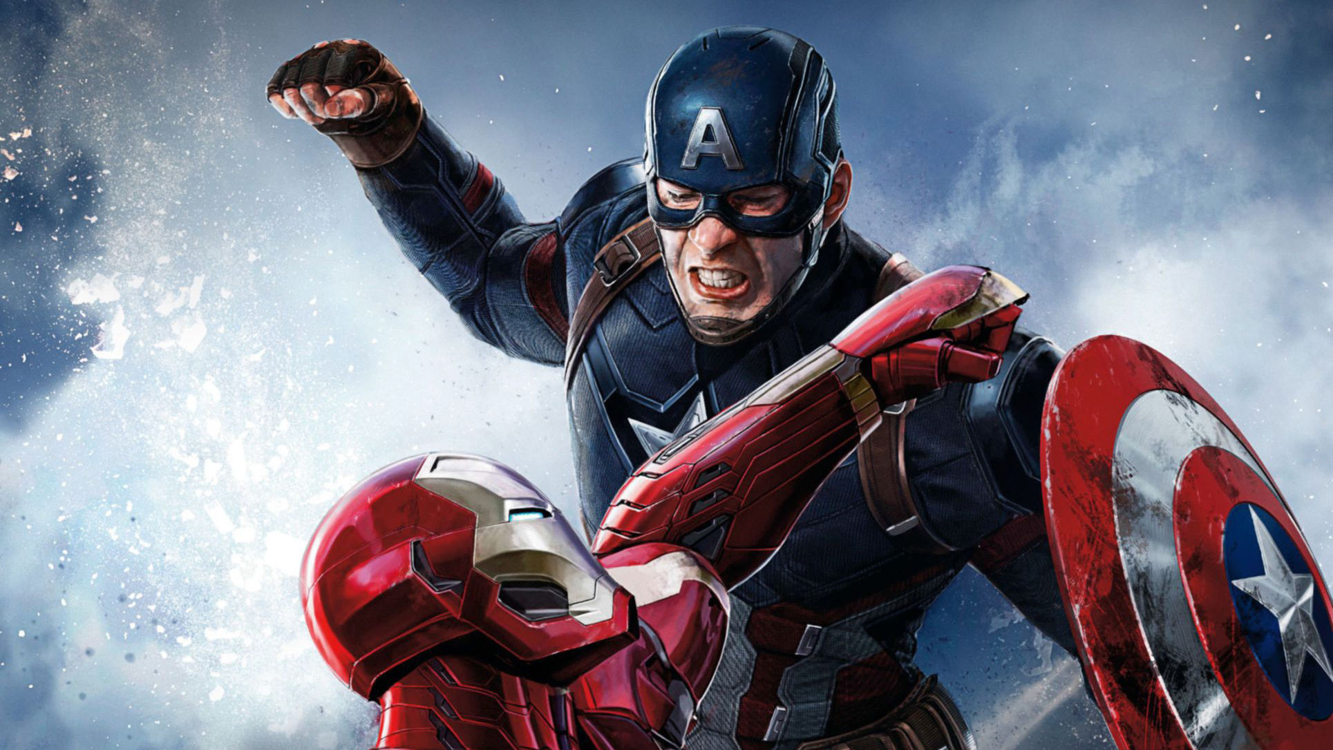 Wallpaper #xzEUNpMB5zzyi_yYV1iX30 Marvel Captain America vs Iron Man Wallpaper