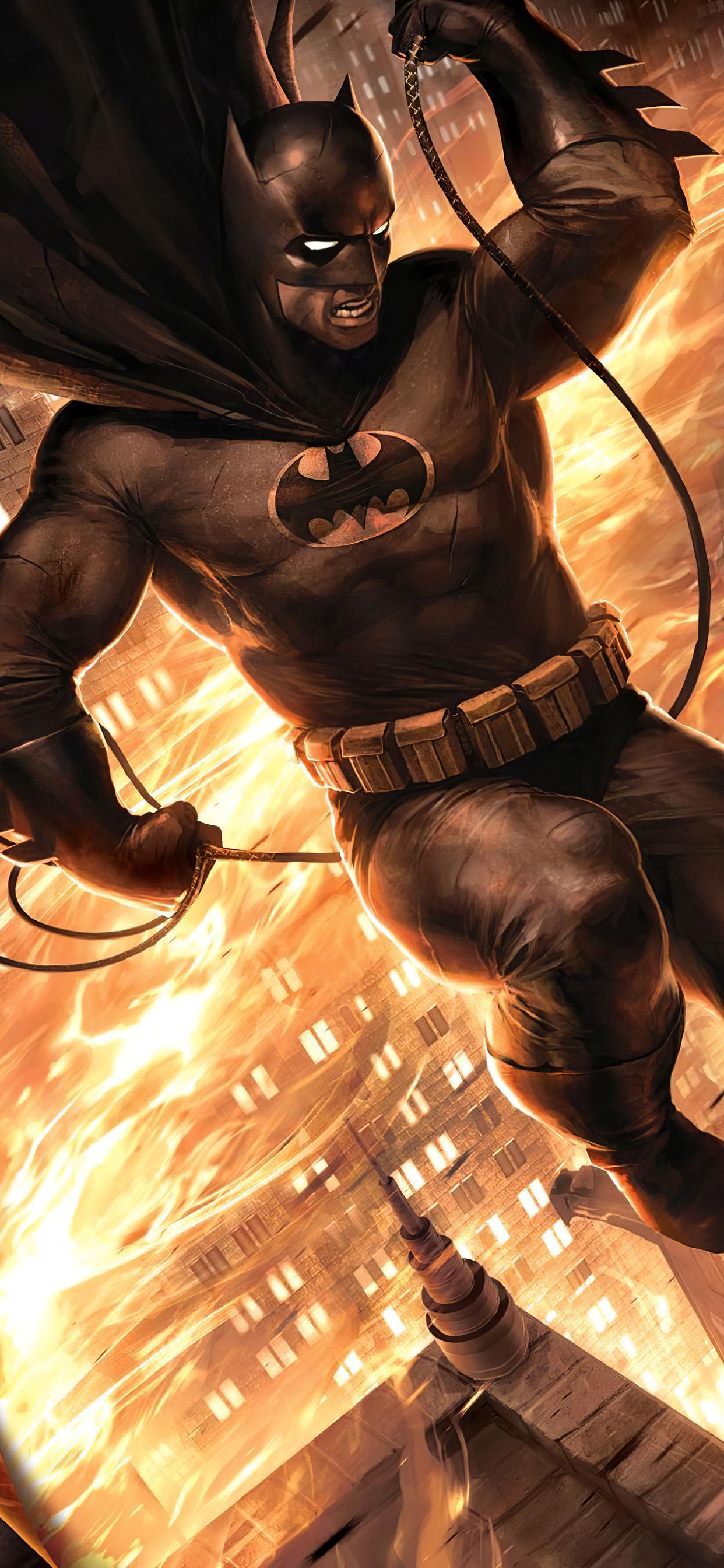 Wallpaper #hBewPpMBPLD5_VENv-A_27 1242x2688 Batman the Dark Knight Returns Artwork iPhone Xs Max HD 4K