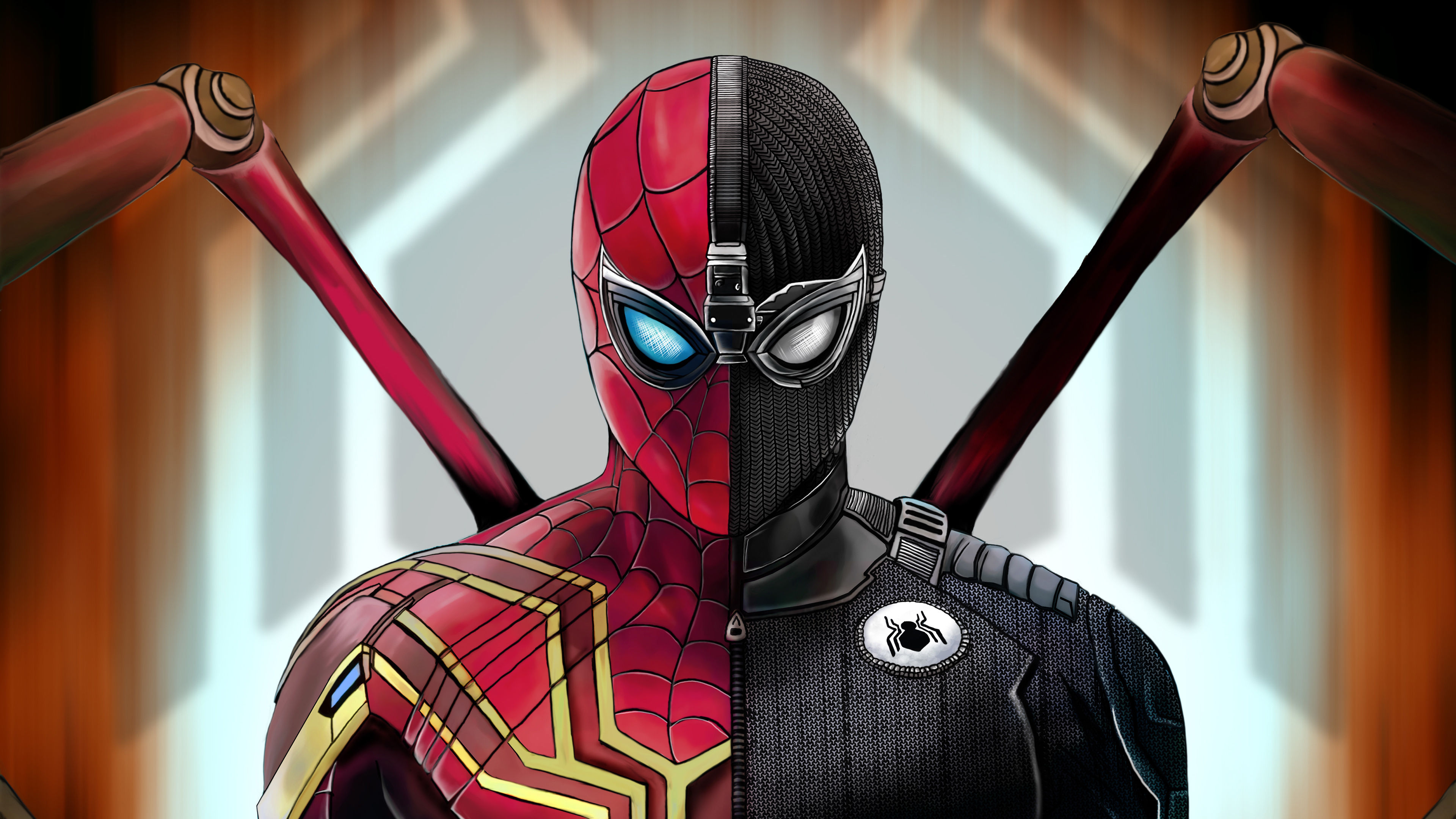 Wallpaper #T2dJDZMBSpphPi3-KuT-64 3840x2160 Spiderman Far from Home New Art 4K HD 4K Wallpapers Images