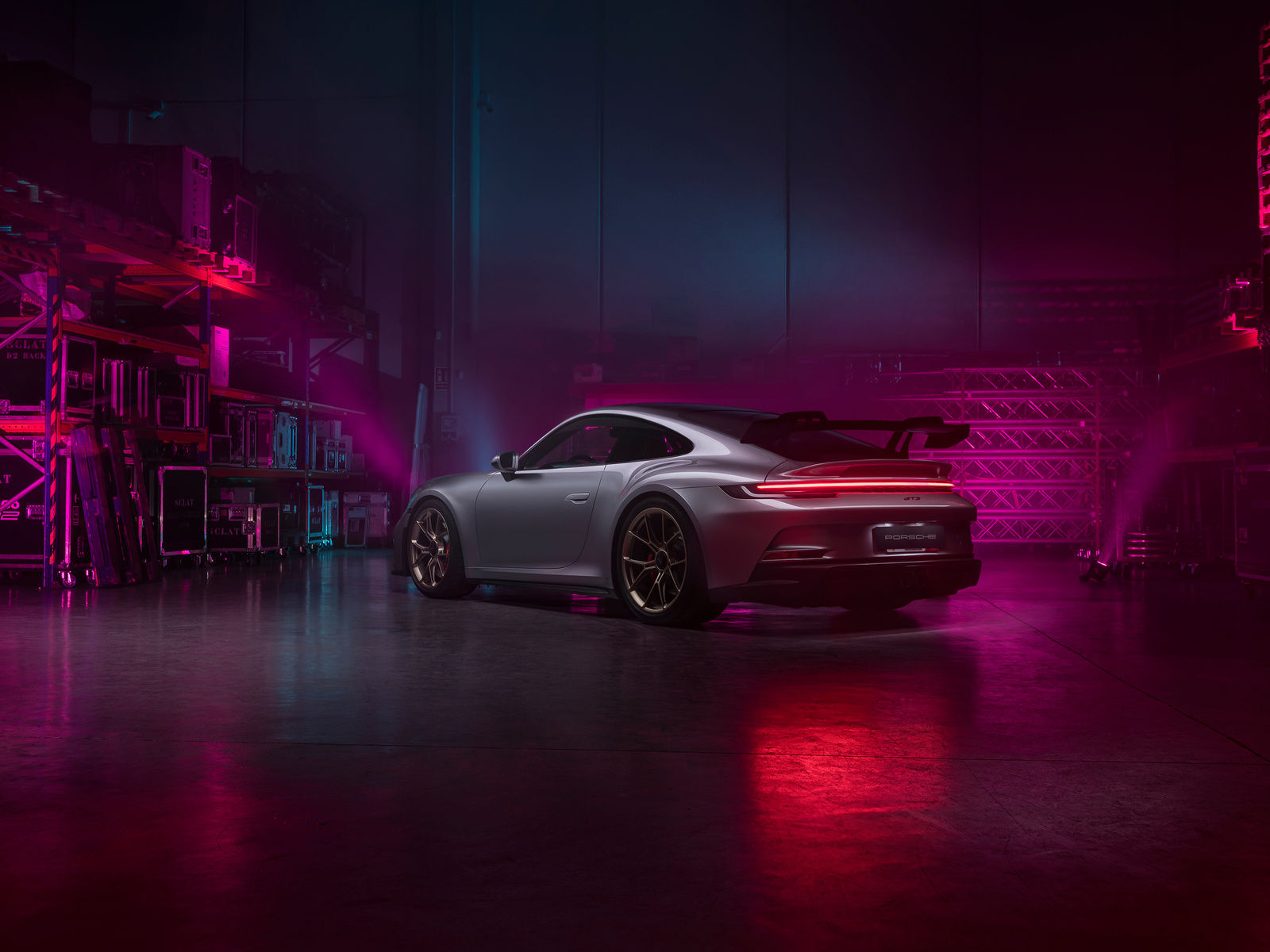 Wallpaper #tHOCf44BFI5NbQksBBeN4 1600x1200 2022 Cyberpunk Porsche 992 Gt3 4K Wallpaper1600x1200
