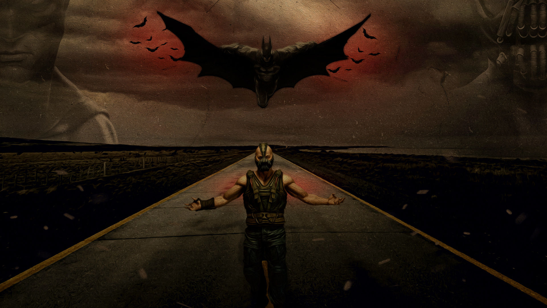 Wallpaper #BhlvII8BtGB6xQ788H4250 1920x1080 Batman and Bane 4K Laptop Full HD 1080p HD 4K Wallpapers