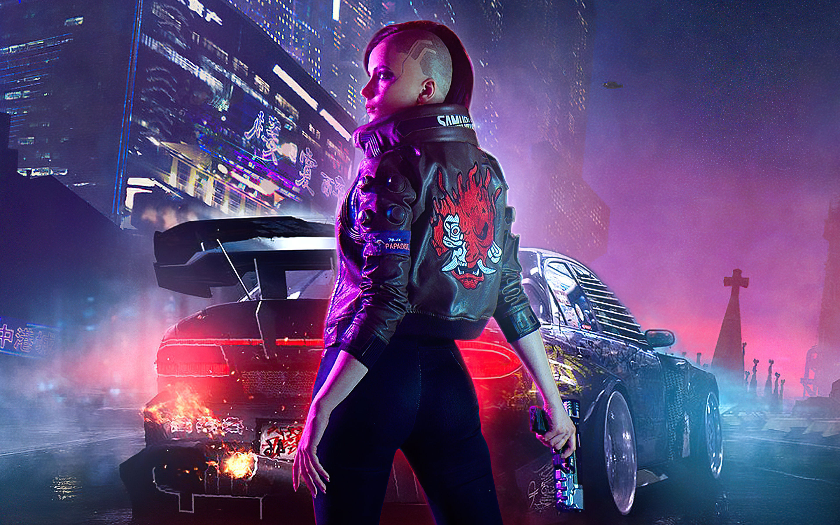 Wallpaper #uABt644BSdW8dNouiBEW43 2880x1800 V in Cyberpunk 2077 New Macbook Pro Retina HD 4K Wallpapers