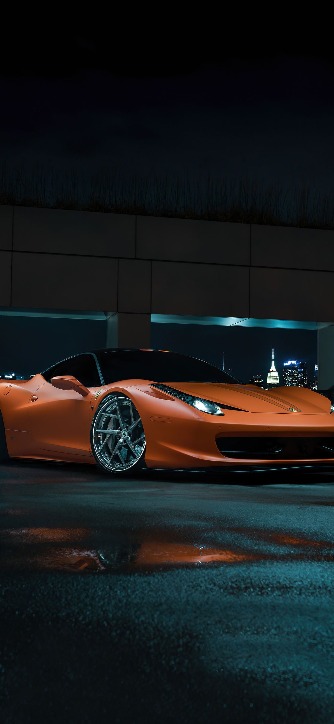Wallpaper #d3PkhI4BFI5NbQksWB3h12 1125x2436 Ferrari 458 Orange Colour 5K iPhone Xsiphone 10iphone X HD