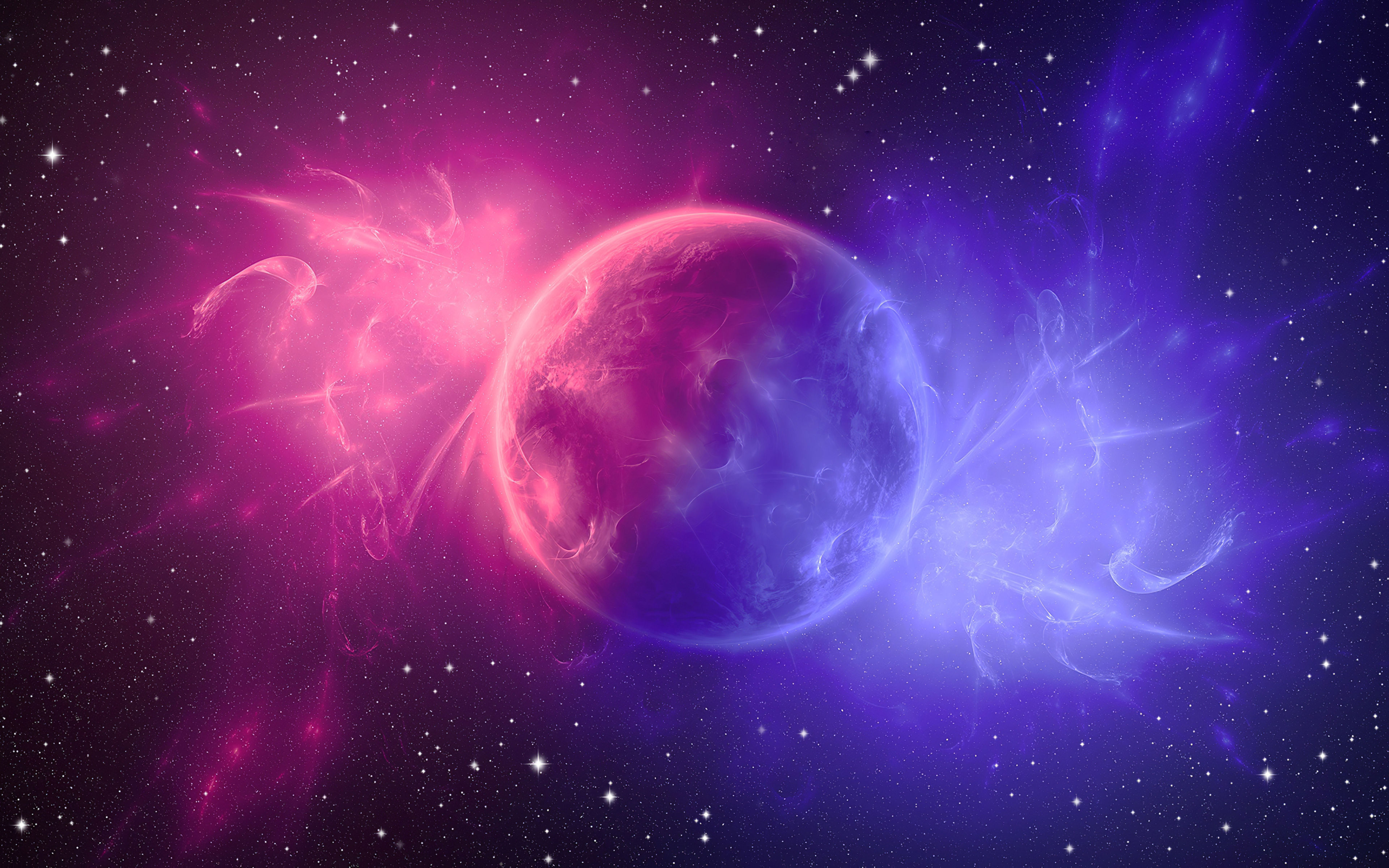 Wallpaper #-GcHAJMBSpphPi3-SqST228 3840x2400 Space Digital Art Pink Planet 4K 4k HD 4K Wallpapersimages