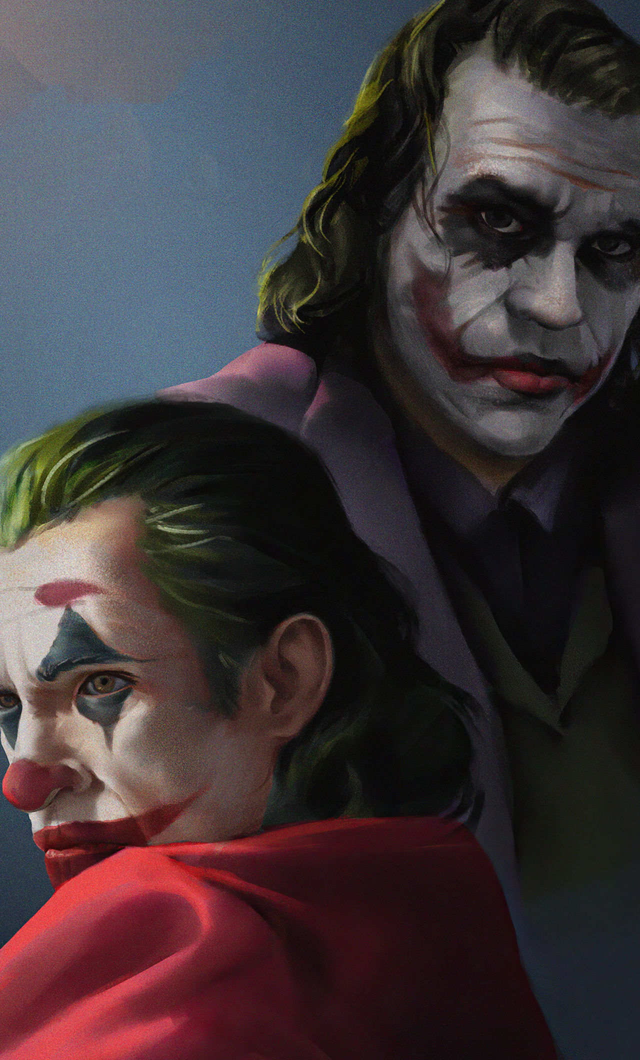 Wallpaper #UxouUZMB1yWOL4qg54He87 1280x2120 Joker Heath Ledger Artwork 2020 iPhone 6 HD 4K Wallpapers