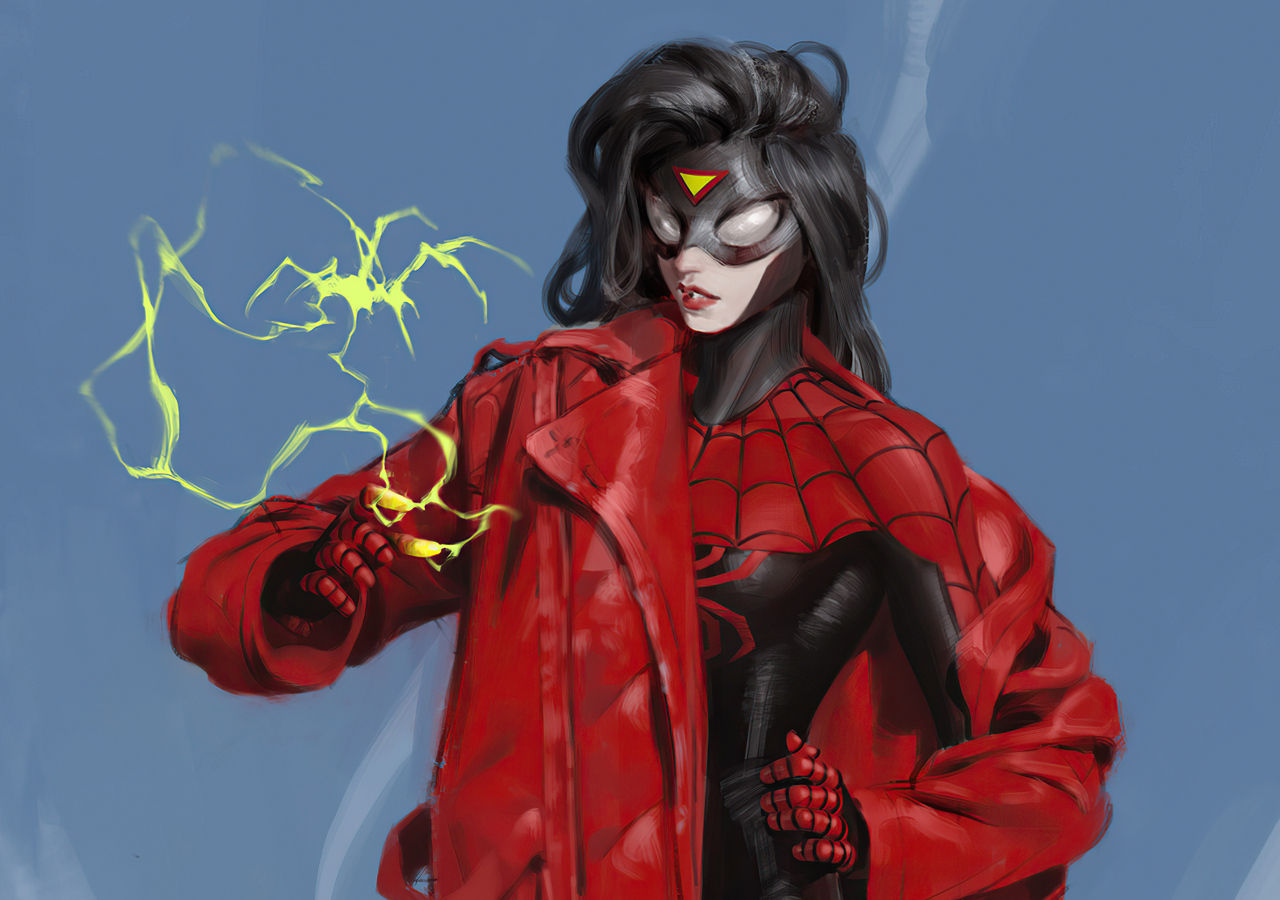 Wallpaper #Hme5DJMBSpphPi3-euDo111 1280x900 Spider Woman Costume Fanart 4K 1280x900 Resolution HD 4K