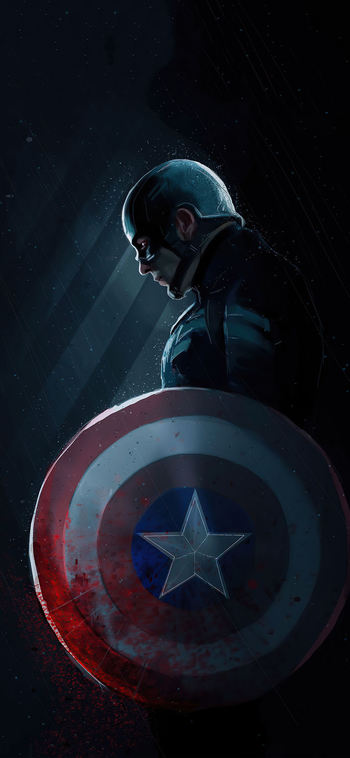 Wallpaper #JVIhNpMBMJD5Jq7_2gm049 1125x2436 4K Captain America Art 2020 iPhone Xsiphone 10iphone X HD