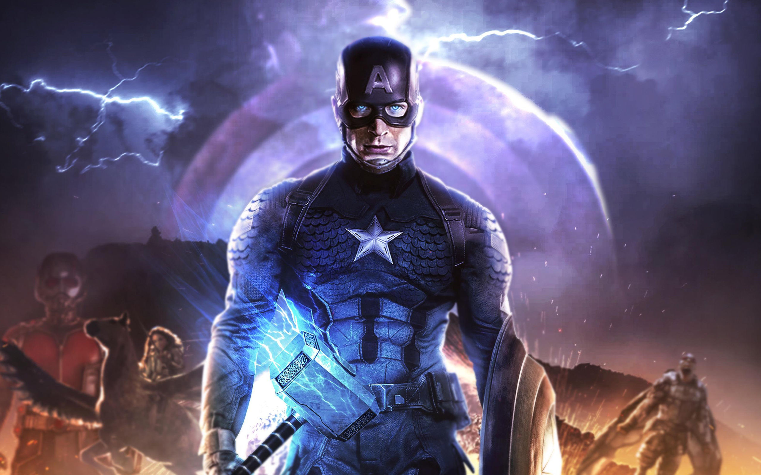Wallpaper #MXOmgo4BFI5NbQksPBmH34 2560x1600 4K Captain America in Avengers Endgame Wallpaper2560x1600
