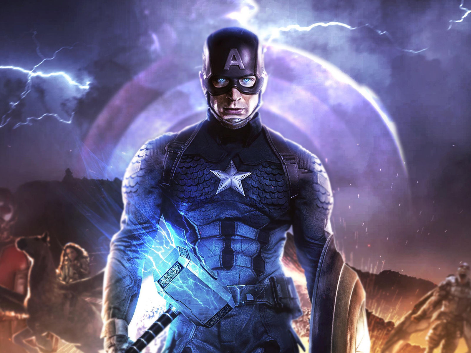 Wallpaper #MXOmgo4BFI5NbQksPBmH41 1600x1200 4K Captain America in Avengers Endgame 1600x1200 Resolution
