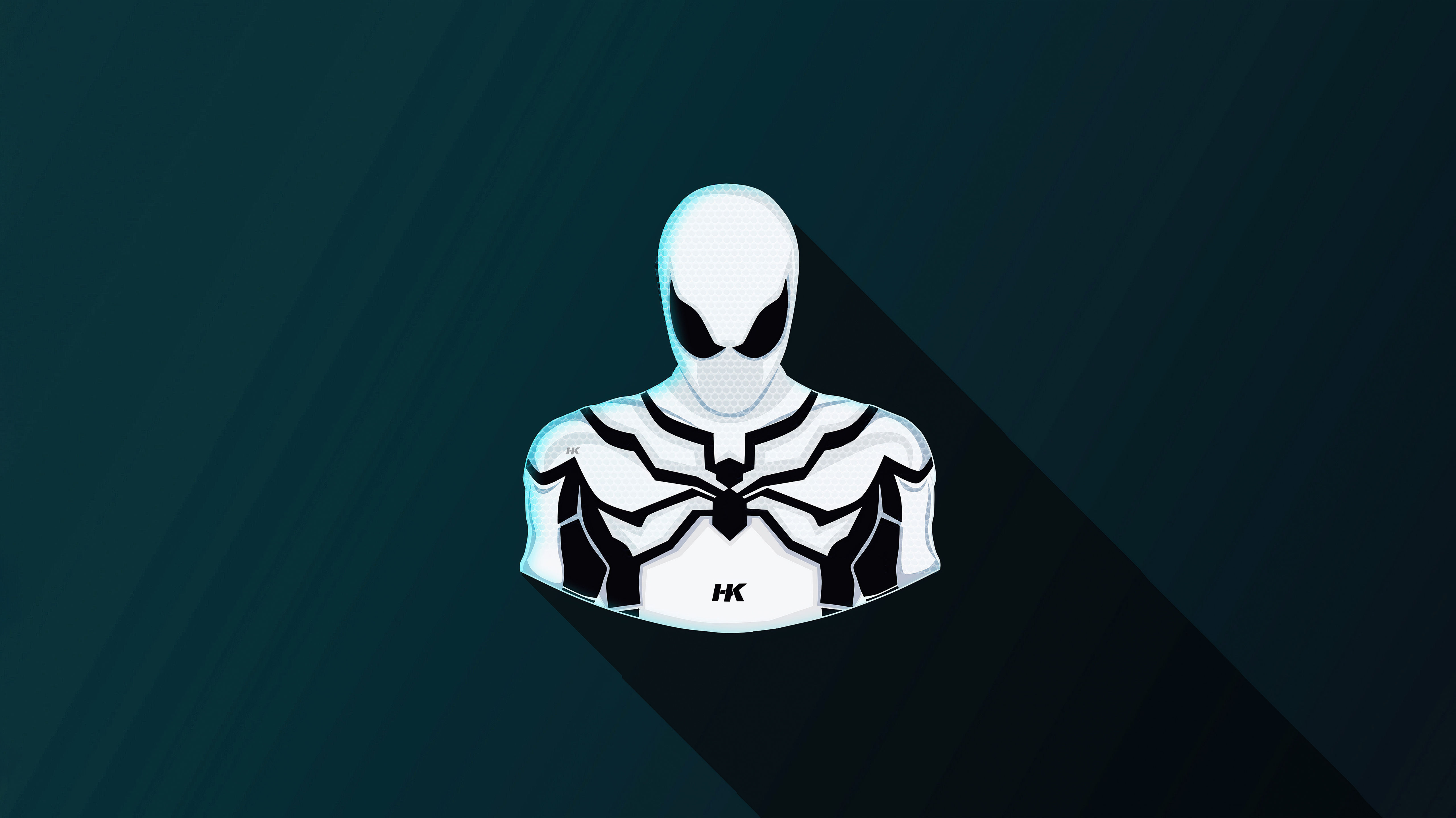 Wallpaper #0M6kJZMB71dOy6JZJBRg456 5120x2880 Spiderman White Suit Minimal 5K 5k HD 4K Wallpapersimages