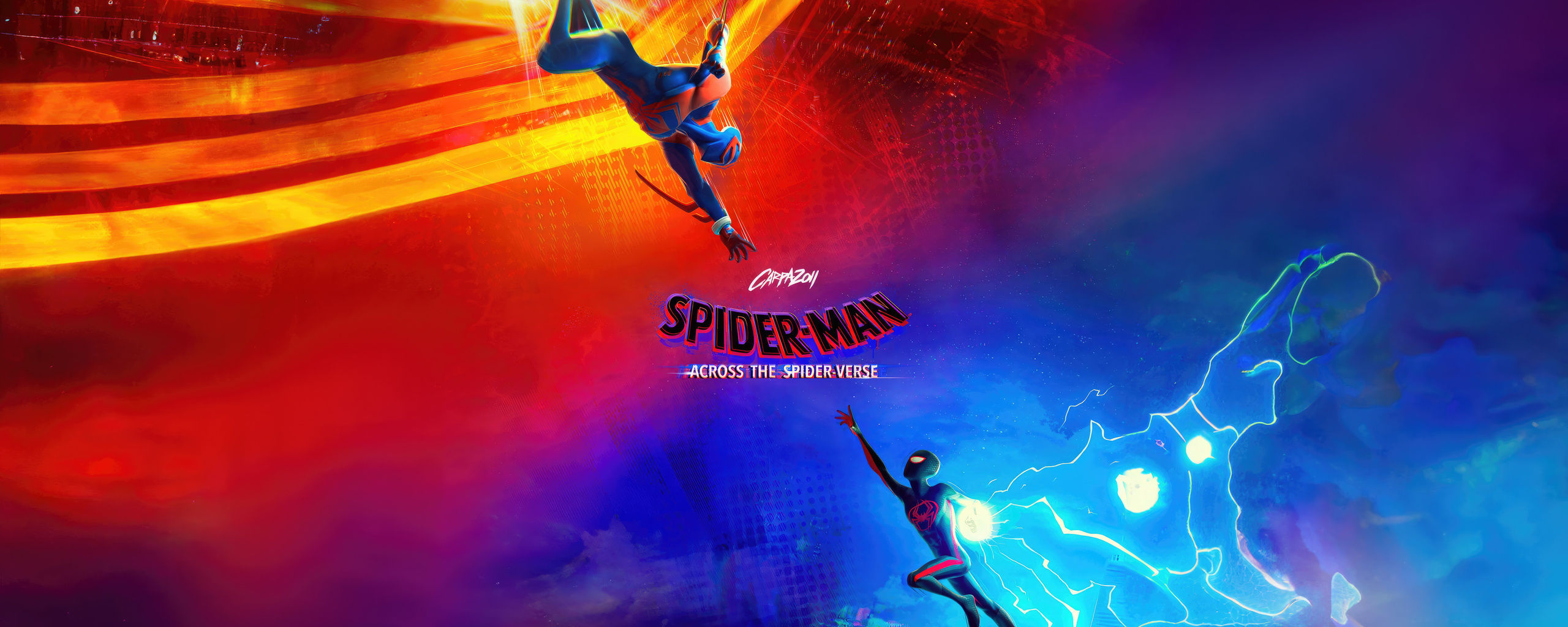 Wallpaper #RGdL8JIBSpphPi3-J2YS346 2560x1024 2023 Spider Man Across the Spider Verse Movie 5K 2560x1024