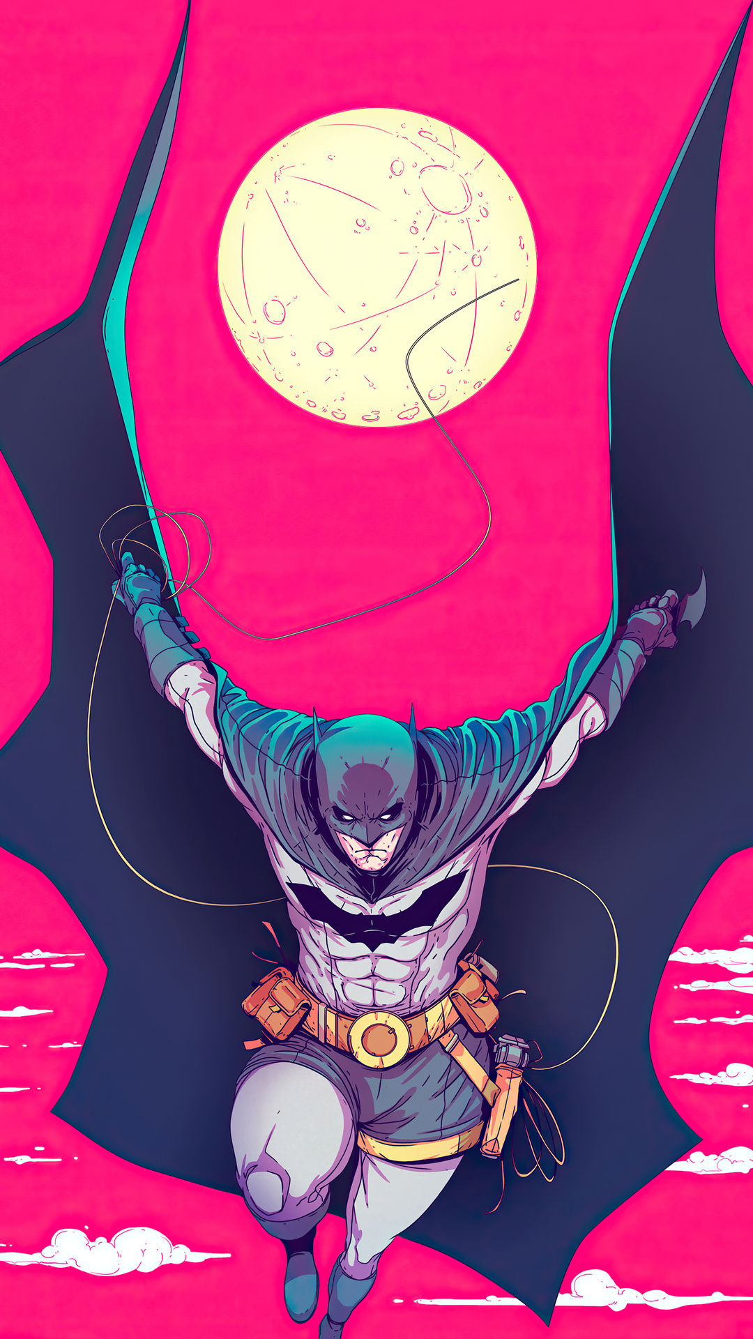Wallpaper #F30Q844Bnwiau_P6mwyb8 1080x1920 Batman Pink Sketch Artwork iPhone 76s6 Plus Pixel Xl One