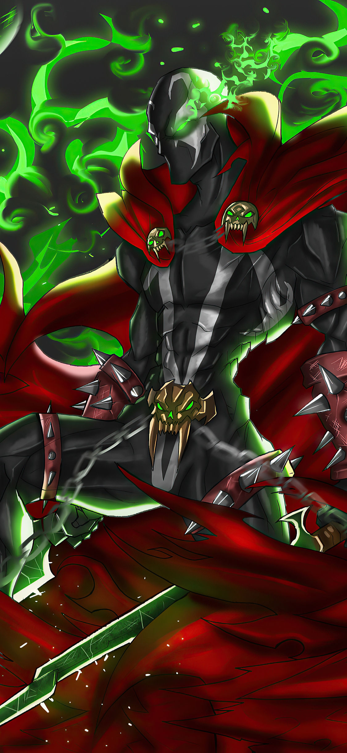 Wallpaper #848ff Spawn iPhone Wallpapers Top Free Spawn iPhone Backgrounds