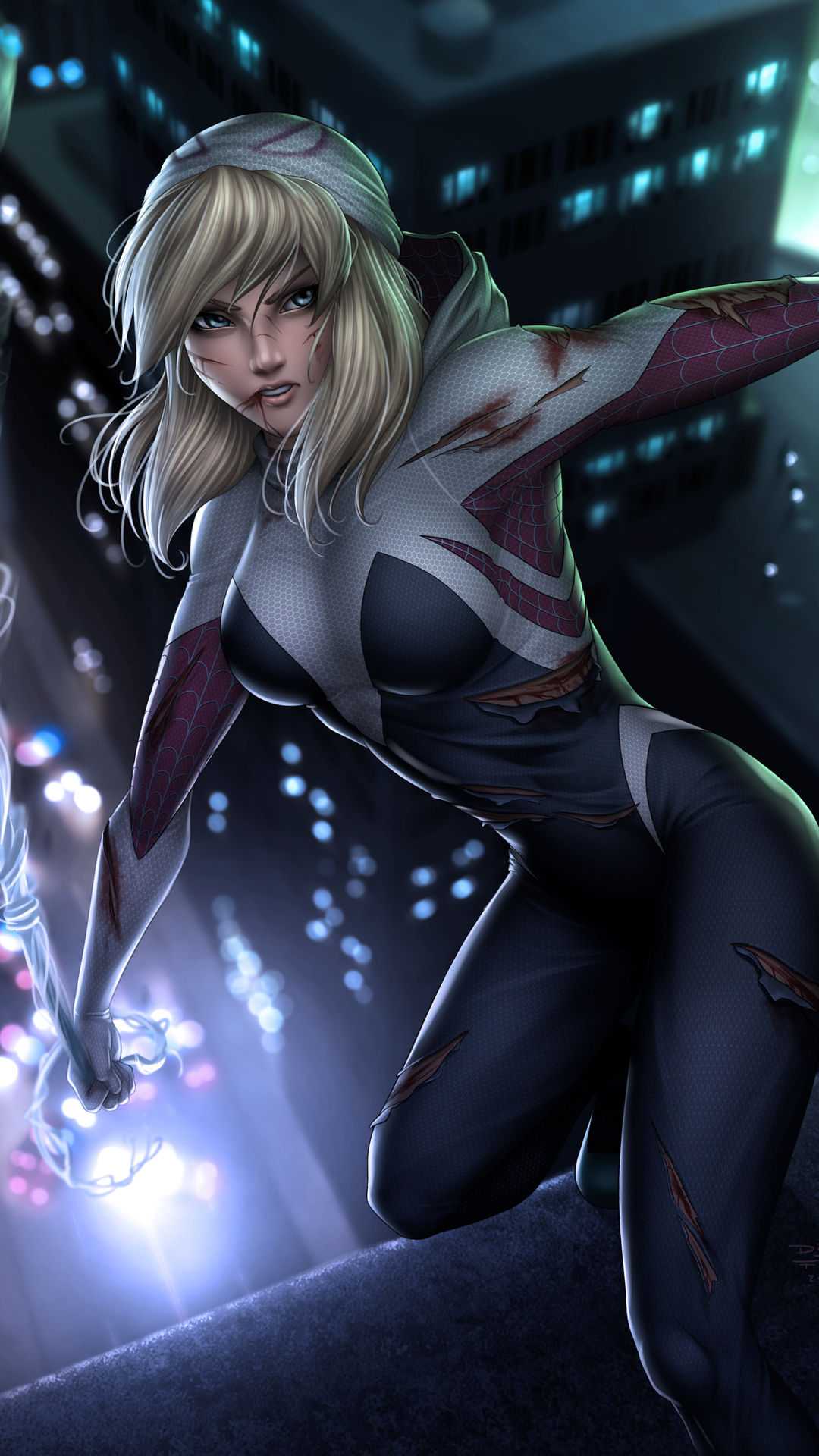 Wallpaper #AfSaOpMBKFX8bn3rEnm357 1080x1920 Gwen Stacy Marvel Art iPhone 76s6 Plus Pixel Xl One Plus