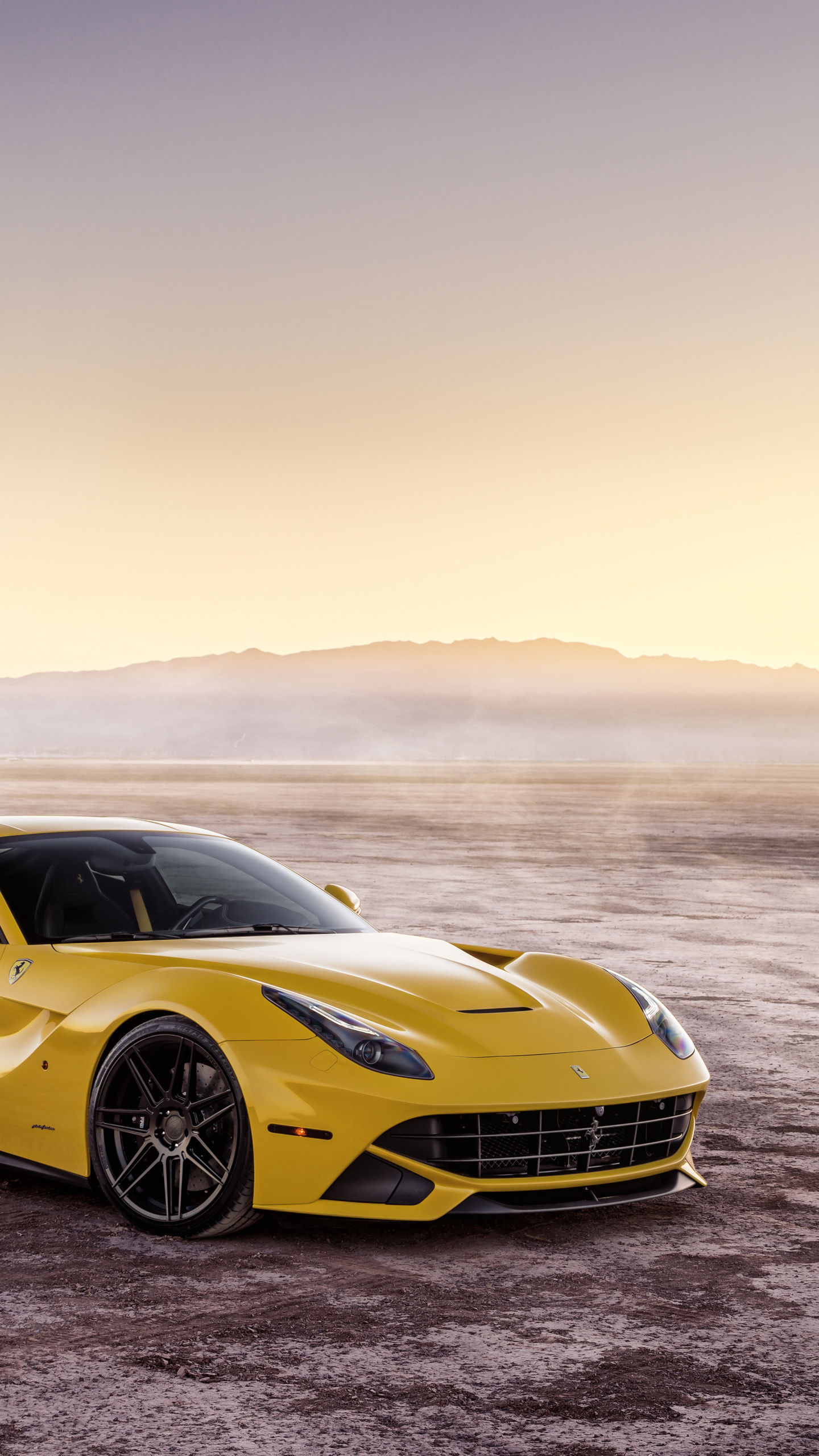 Wallpaper #xBkmI48BtGB6xQ78QoPM13 1440x2560 Ferrada Sema Yellow Ferrari F12 Front View Samsung Galaxy S6