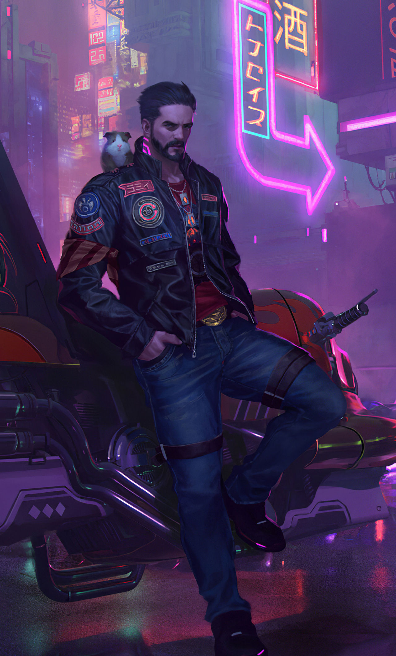 Wallpaper #Hn2b9I4Bnwiau_P6wRAz13 1280x2120 Cyberpunk Biker Gang 4K iPhone 6 HD 4K Wallpapers Images