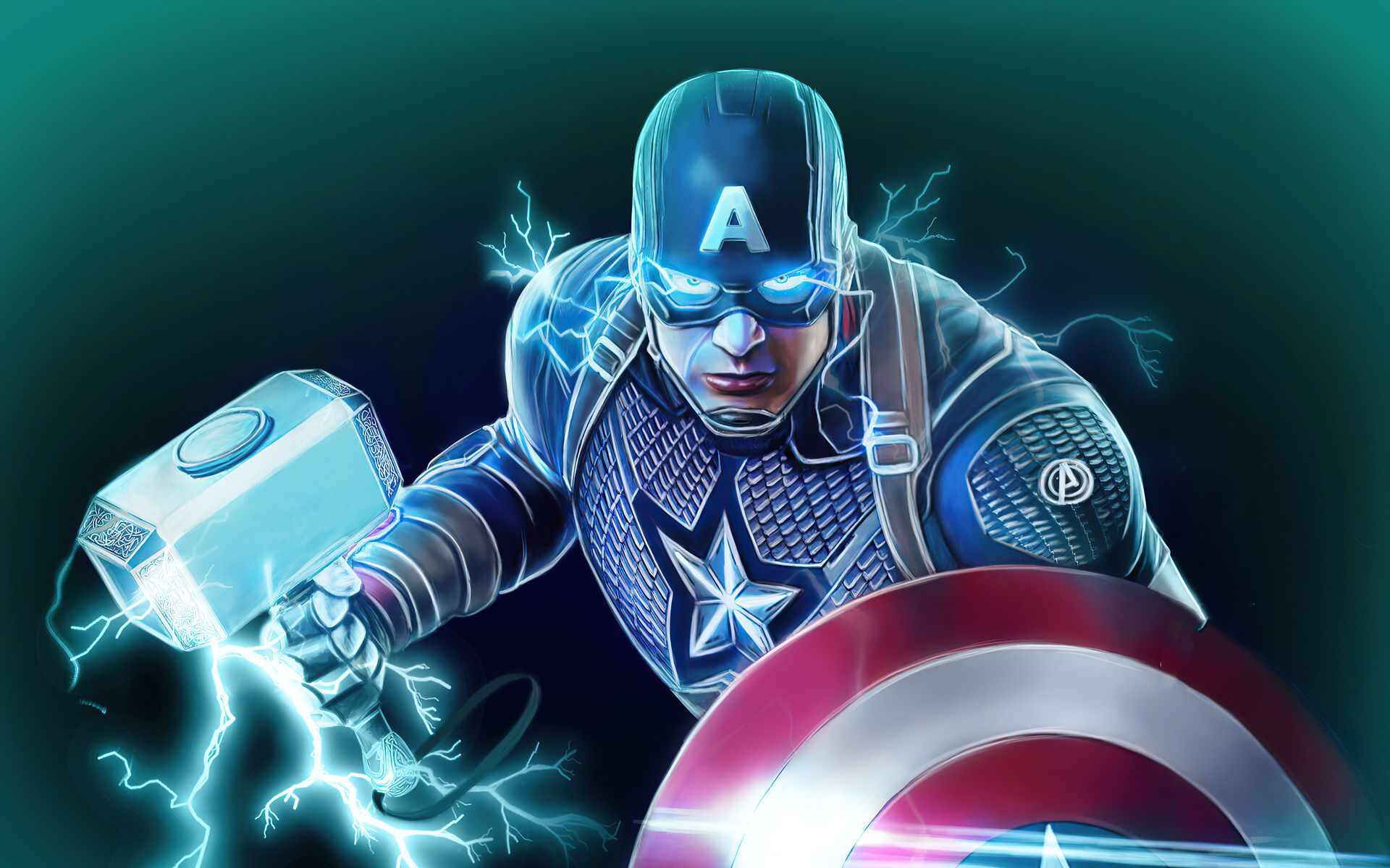 Wallpaper #n3Quwo4B_8f4nGFa326S53 1920x1200 Captain America Shield and Hammer Power 1080p Resolution HD