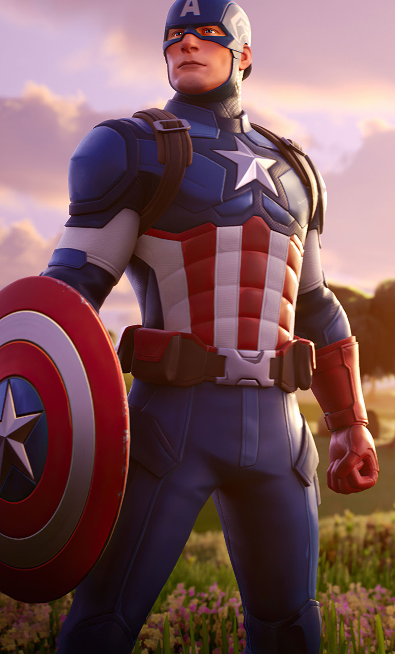 Wallpaper #vXQxwo4B_8f4nGFaWG6c24 1280x2120 Captain America Fortnite 4K iPhone 6 HD 4K Wallpapers