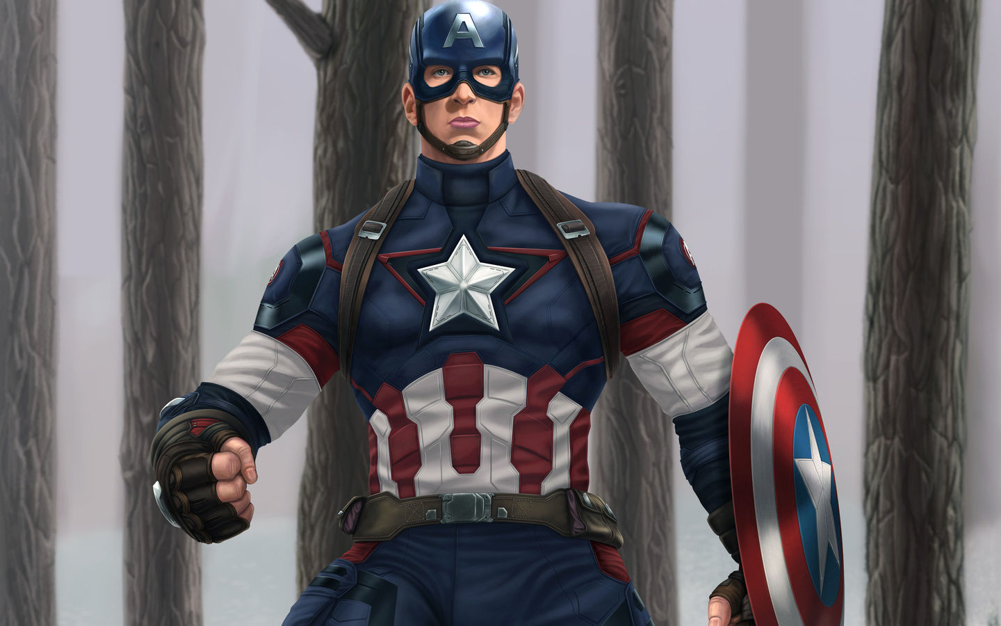Wallpaper #kX2D8I4Bnwiau_P62Ab955 1440x900 Captain America Digital Artwork 1440x900 Resolution HD 4K