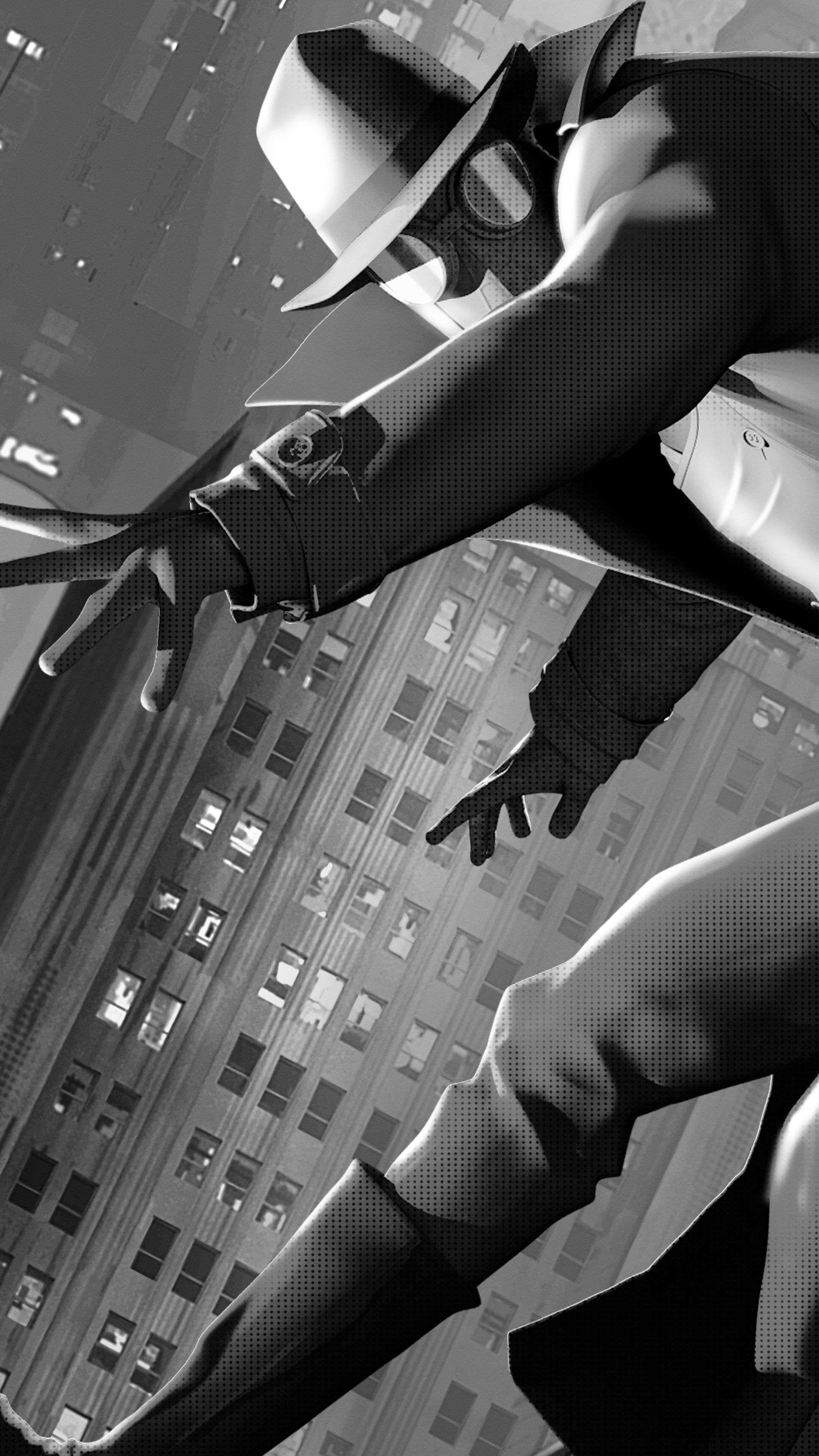 Wallpaper #qKU3MpMB0vj5YdARFNOs370 2160x3840 Spider Man Noir Sony Xperia Xxzz5 Premium HD 4K Wallpapers