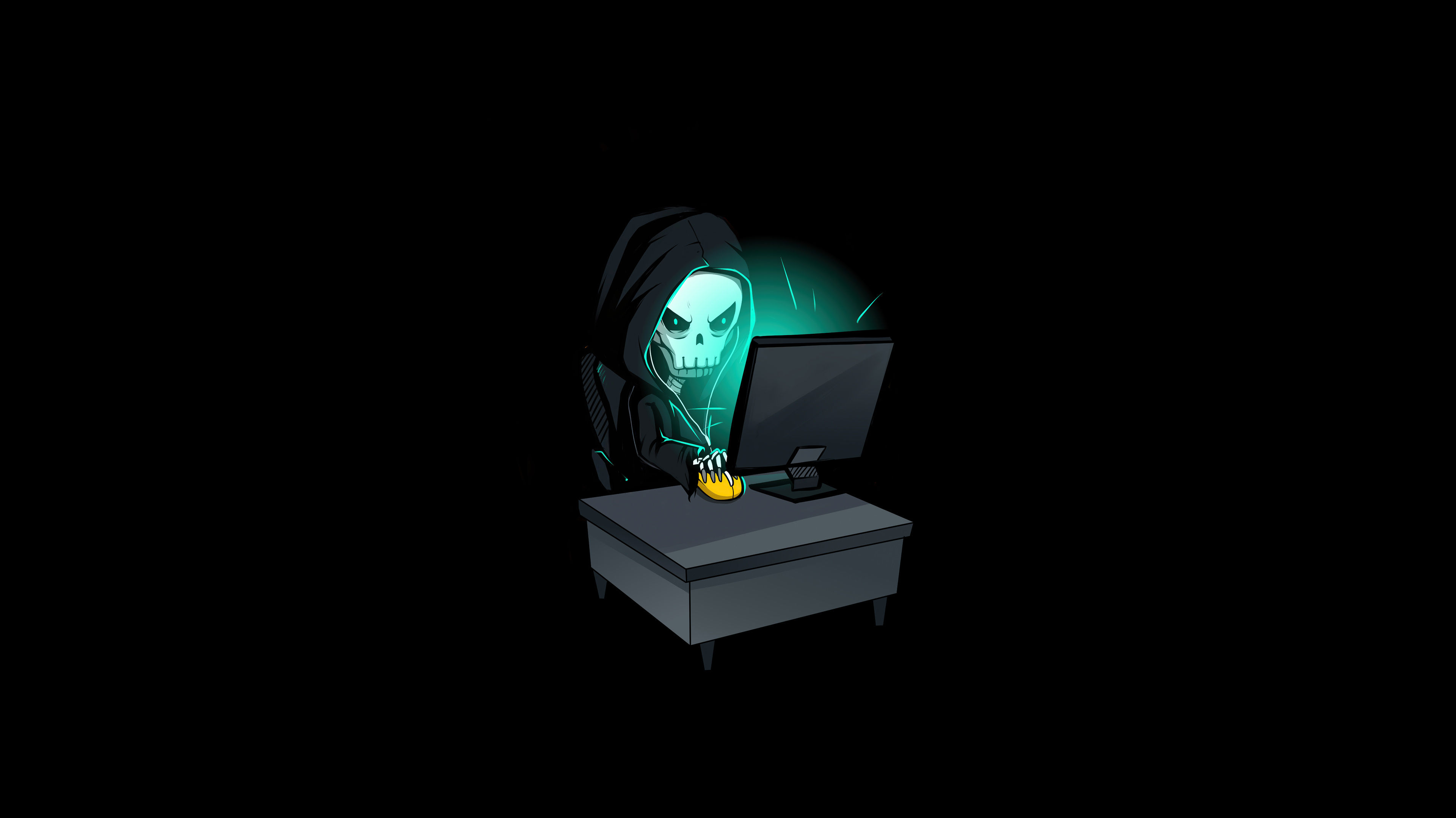 Wallpaper #pJ15Z5cBkAG5jTCHZLN9122 3840x2160 Skull Hacking Time 4K 4k HD 4K Wallpapersimagesbackgrounds